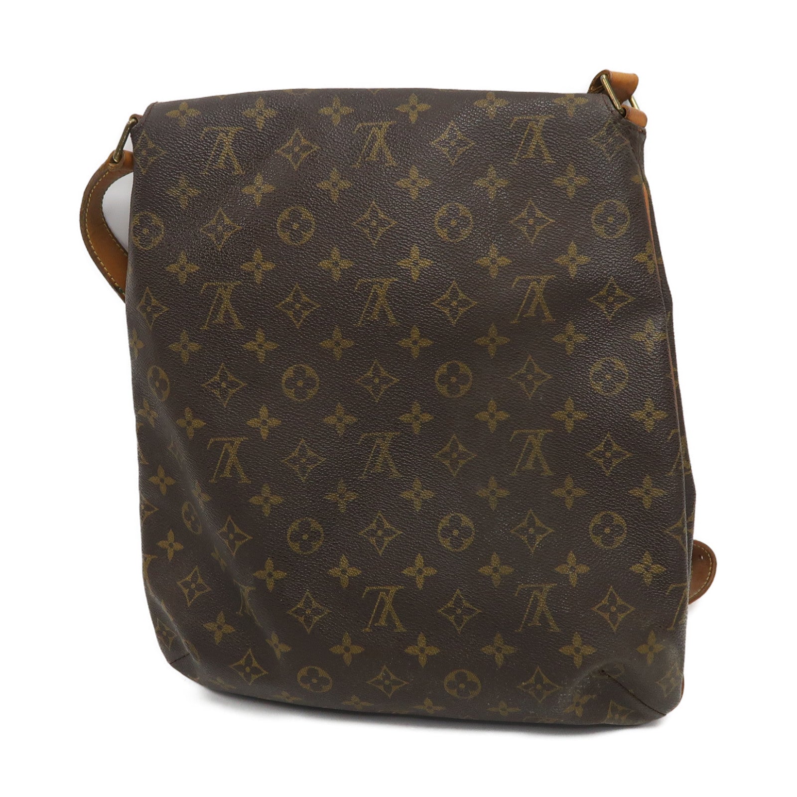 LOUIS VUITTON 【激減優惠】Monogram Musette Salsa GM金扣肩背袋啡色