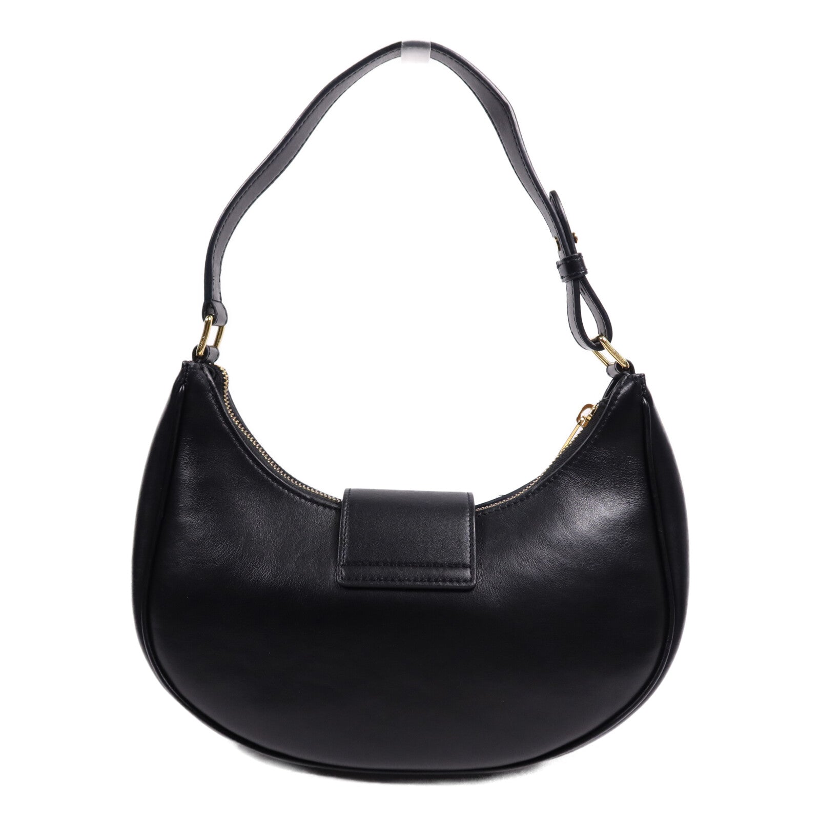 CELINE 牛皮皮革Ava金扣肩背袋