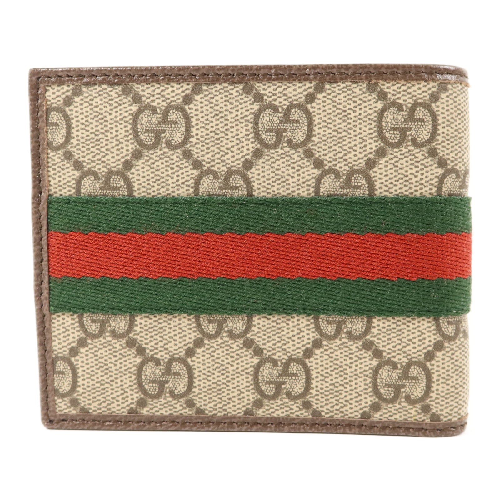 GUCCI 塗層帆布Ophidia Bifold Wallet金扣錢包