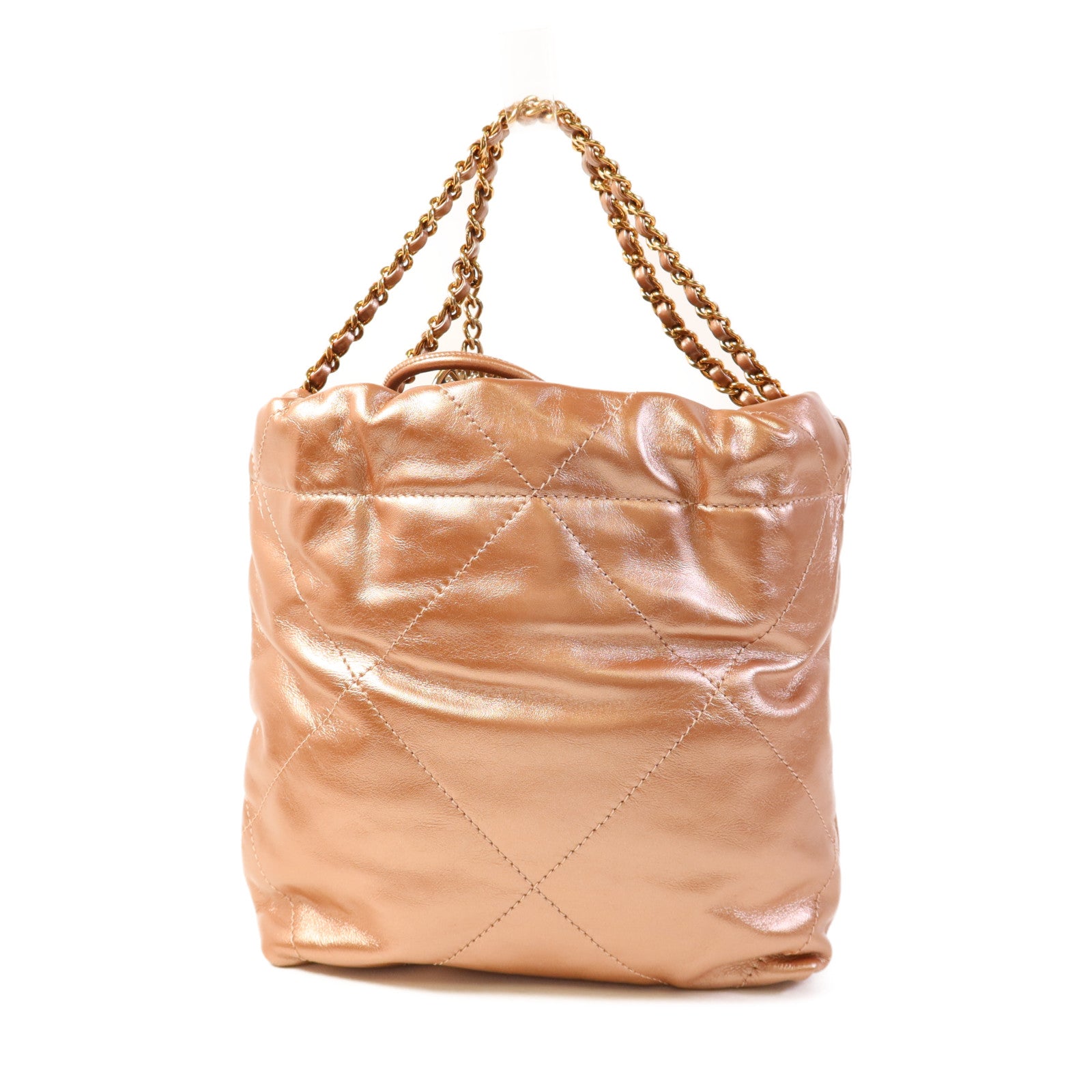 CHANEL 牛皮皮革Chanel 22 Mini手挽肩背兩用袋