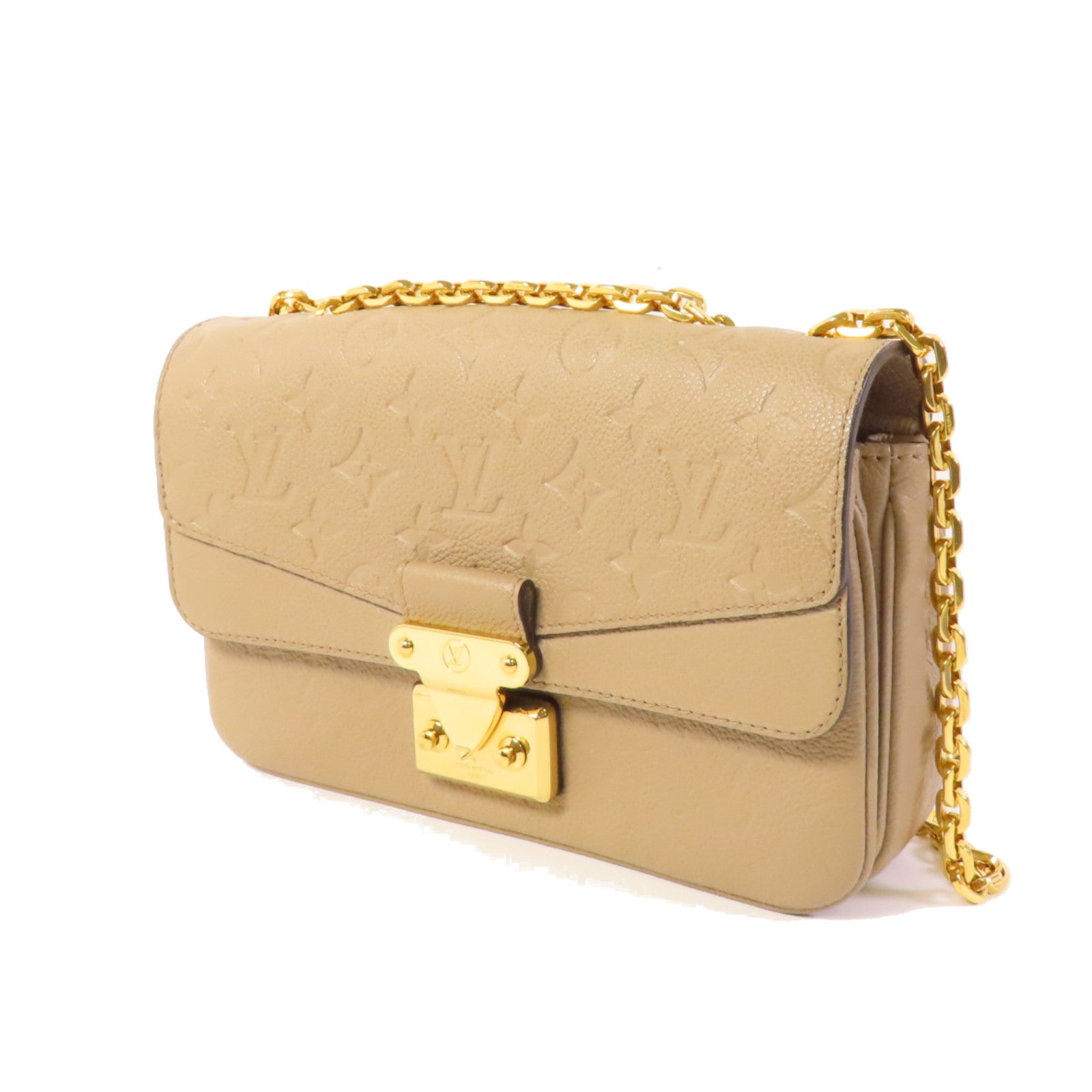 LOUIS VUITTON Momogram Empreinte Marceau肩背袋灰色