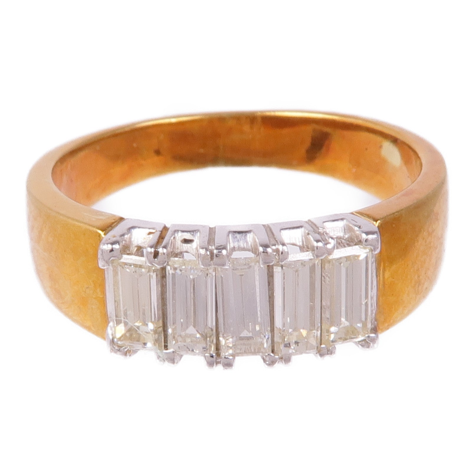 JEWELRY 18K白金/黃金Diamond Ring鑽石戒指US#6