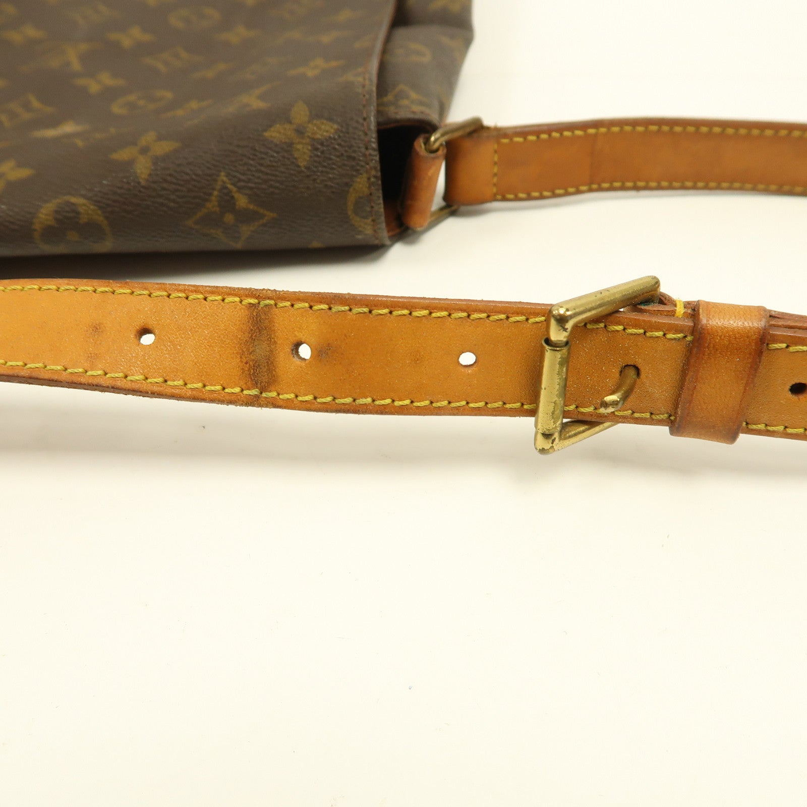 LOUIS VUITTON 【激減優惠】Monogram Musette Salsa GM金扣肩背袋啡色