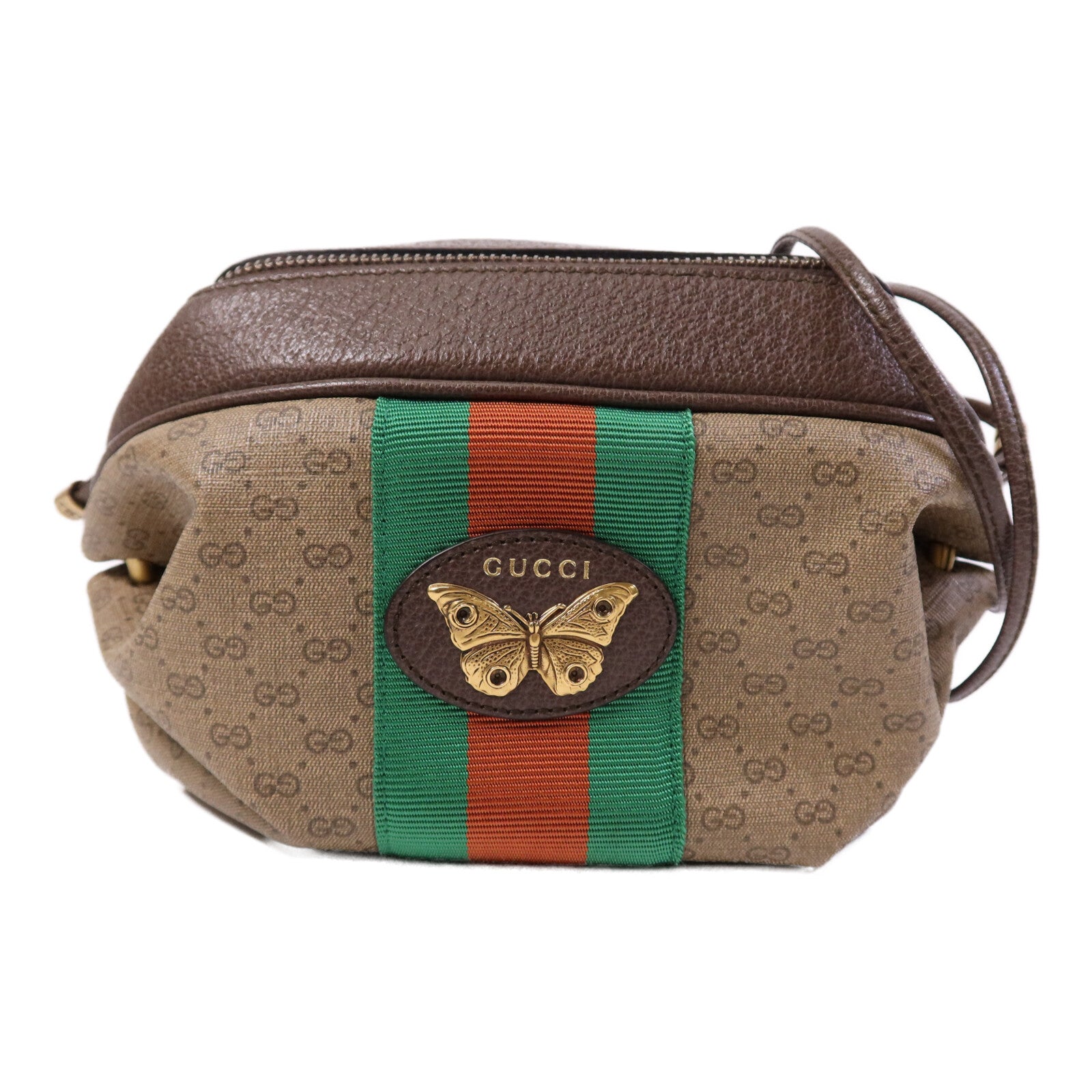 GUCCI 【激減優惠】塗層帆布New Candy金扣肩背袋