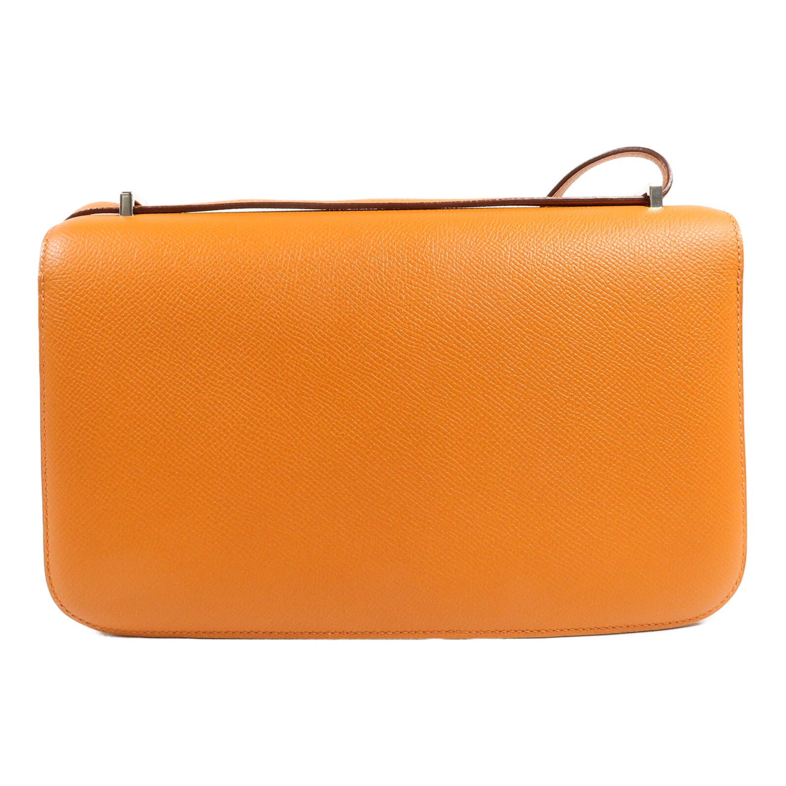 HERMES Epsom皮革Constance Elan肩背袋Orange
