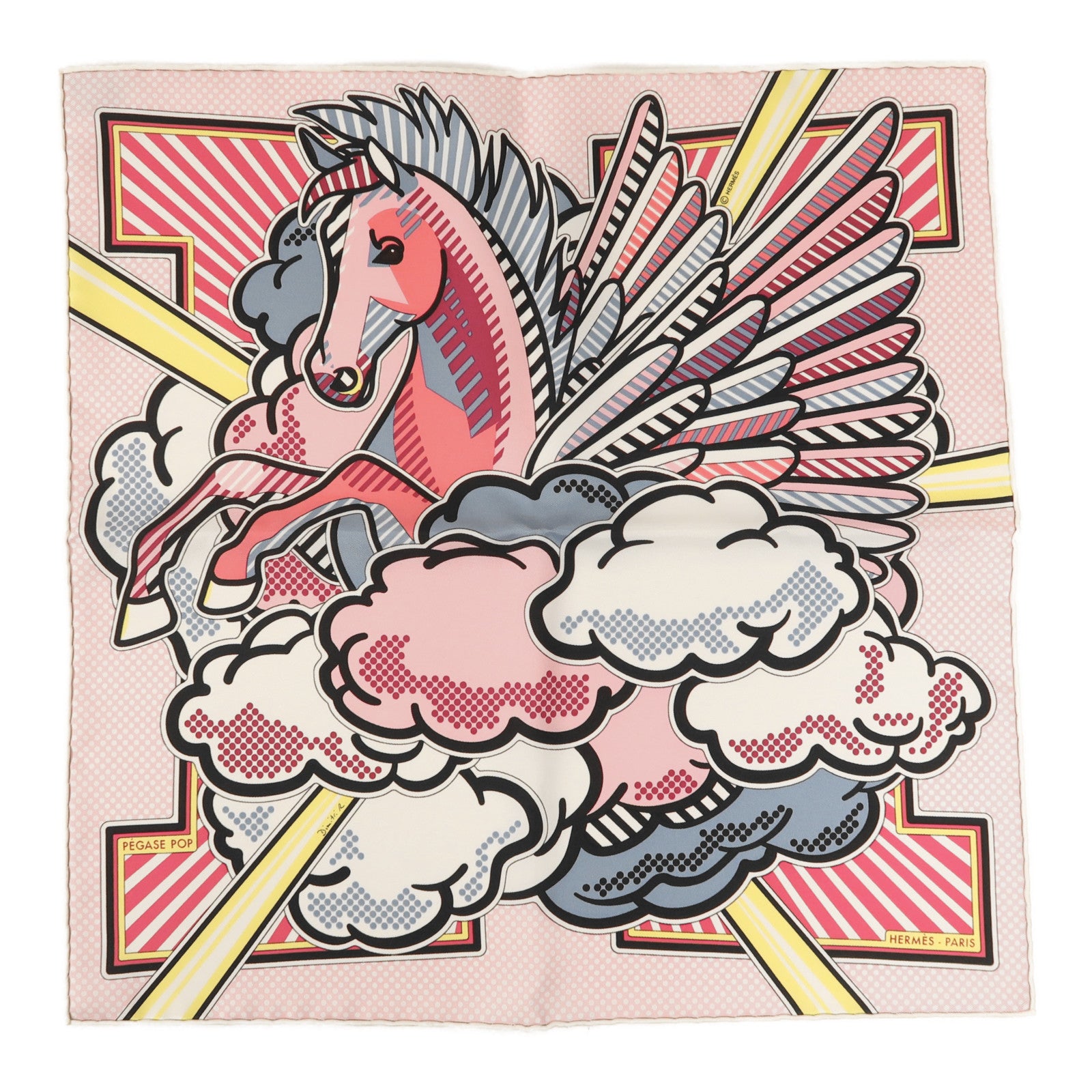 HERMES 絲質Scarf 40x40絲巾