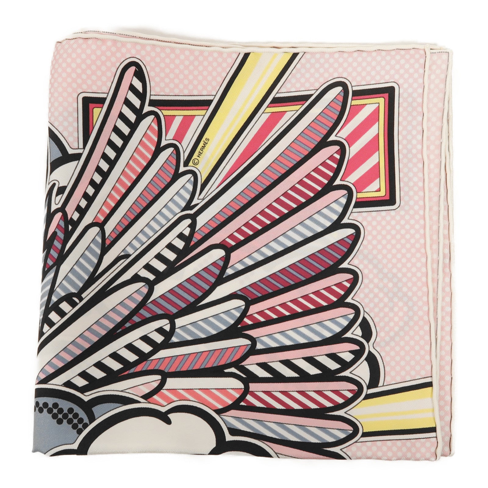 HERMES 絲質Scarf 40x40絲巾