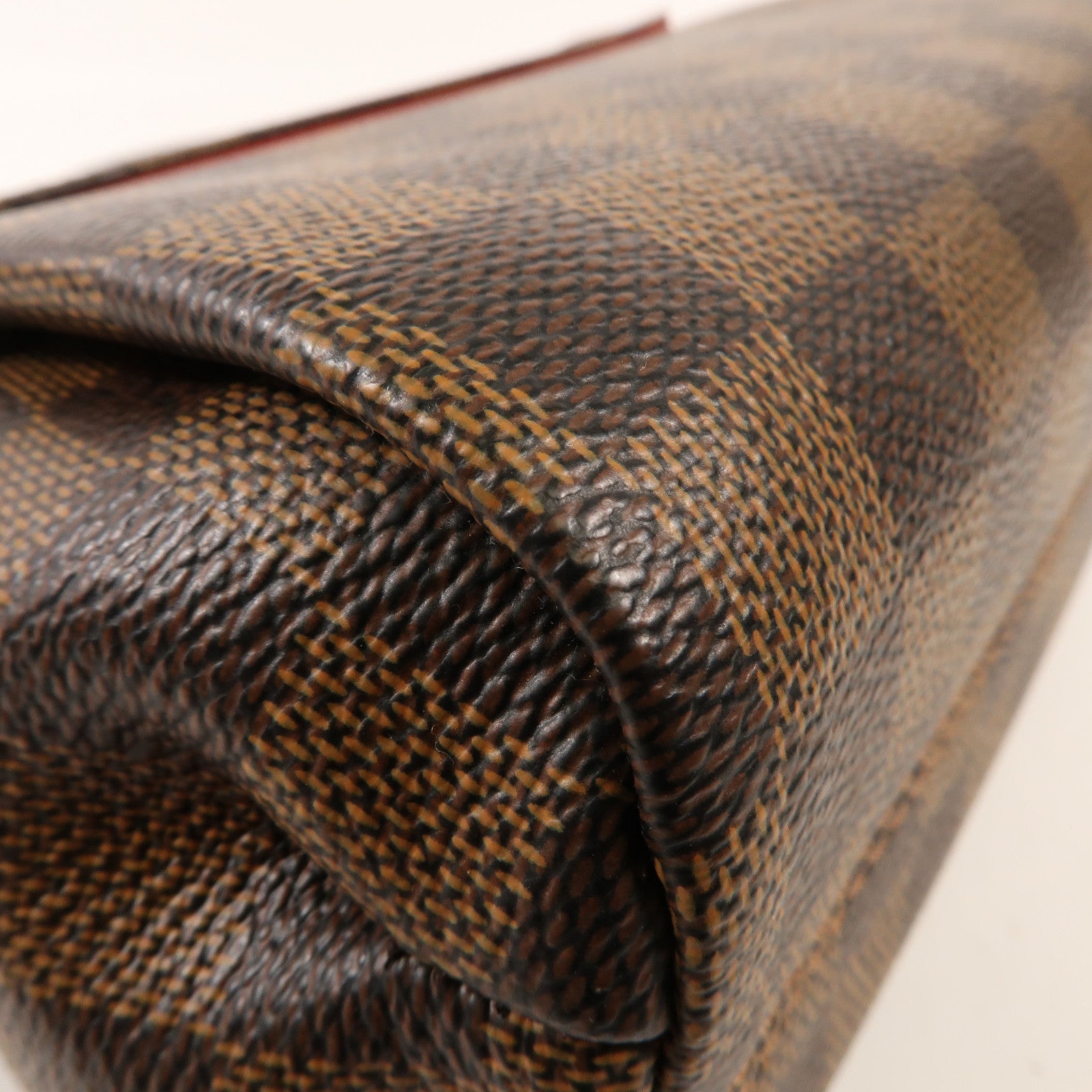 LOUIS VUITTON Damier Croisette金扣手挽肩背兩用袋