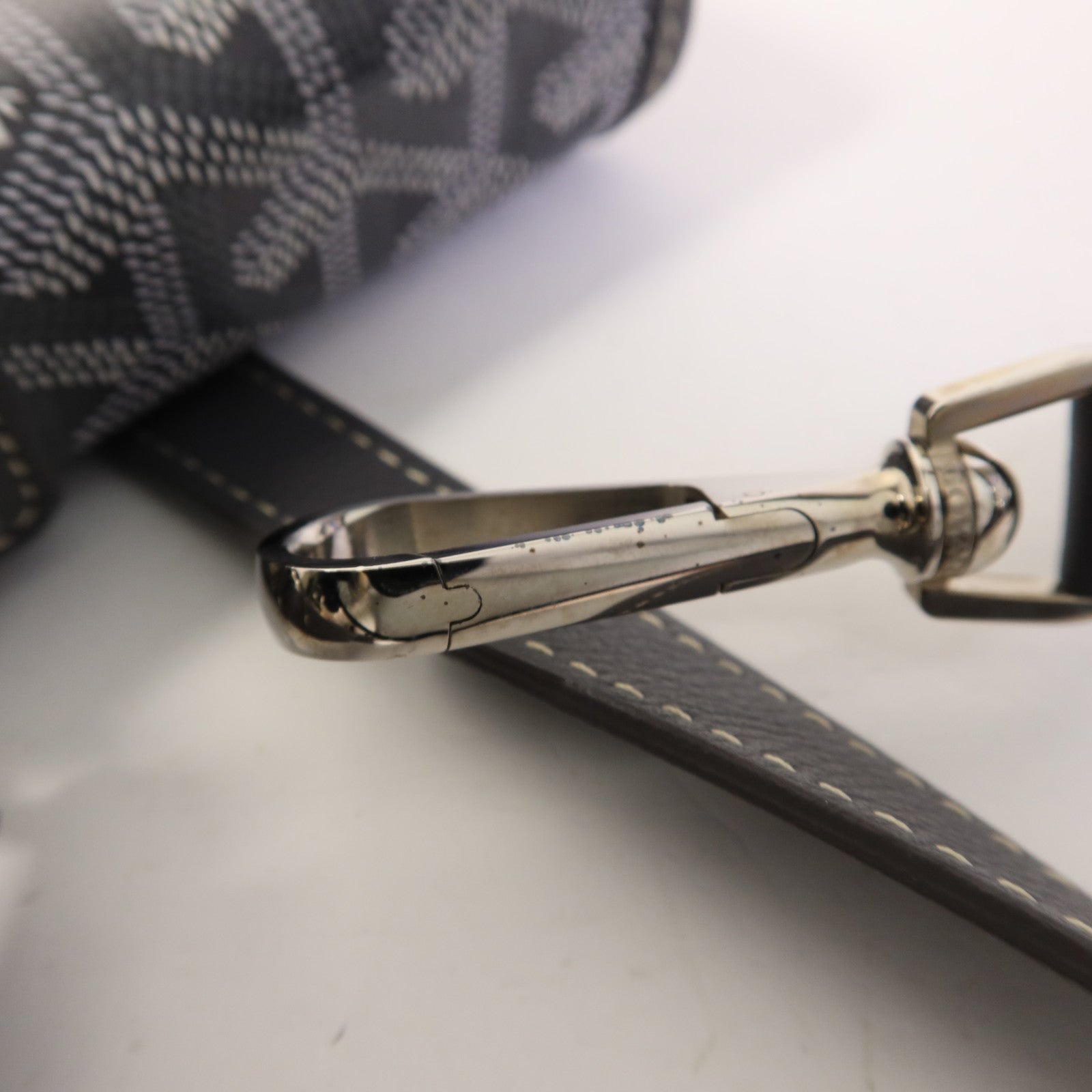 GOYARD 塗層帆布Saint Leger銀扣背包