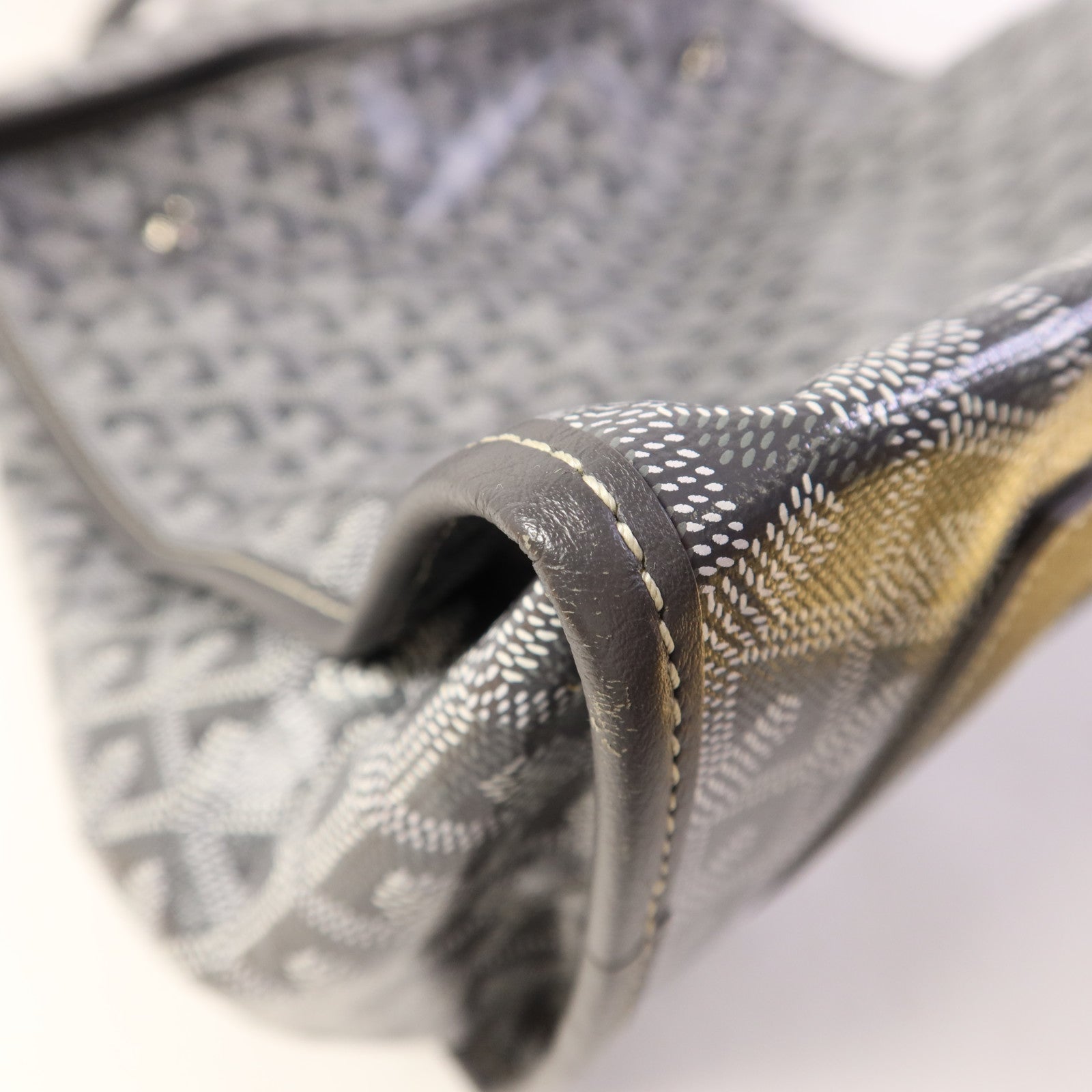 GOYARD 塗層帆布Saint Leger銀扣背包