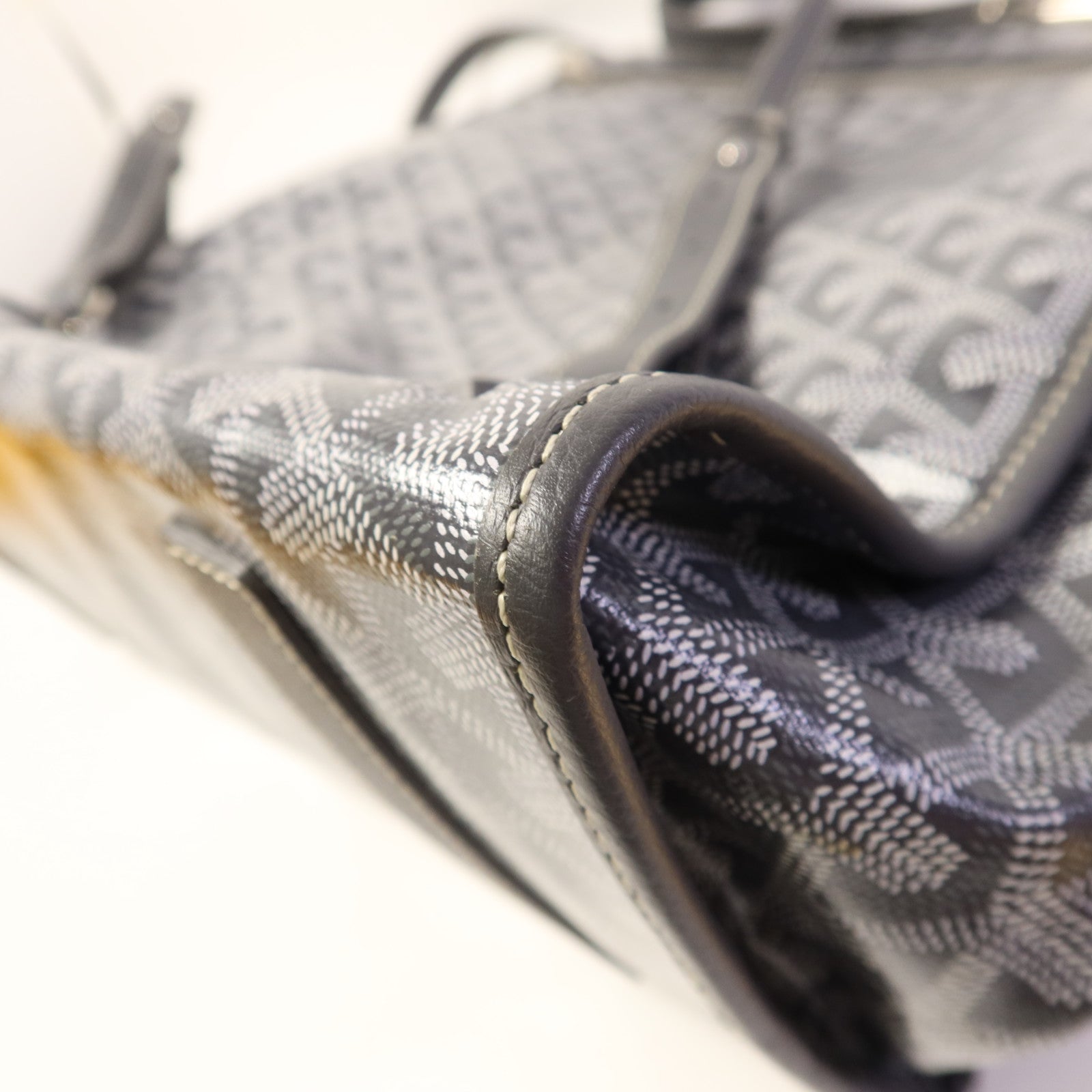 GOYARD 塗層帆布Saint Leger銀扣背包