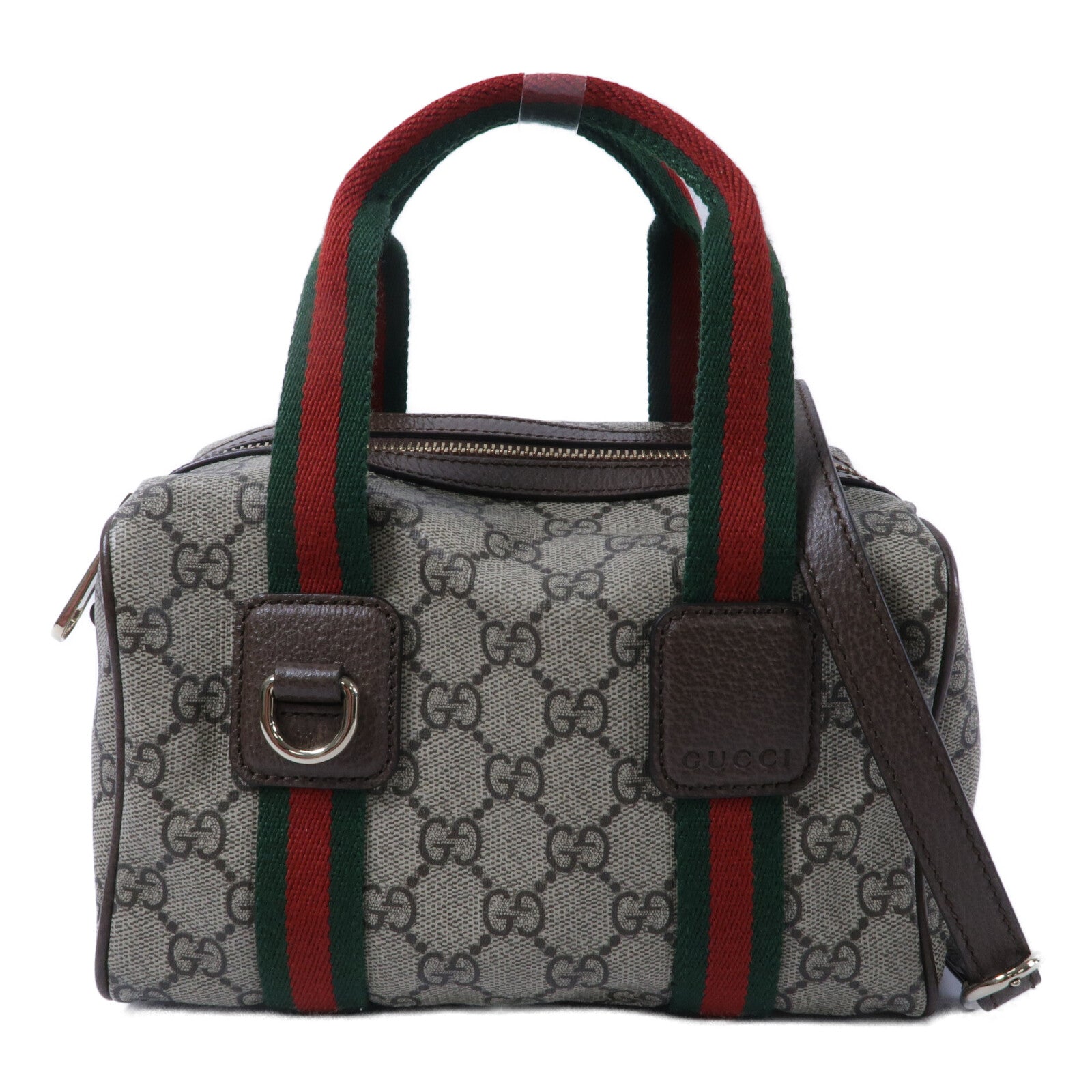 GUCCI 塗層帆布Ophidia Mini GG Supreme手挽肩背兩用袋