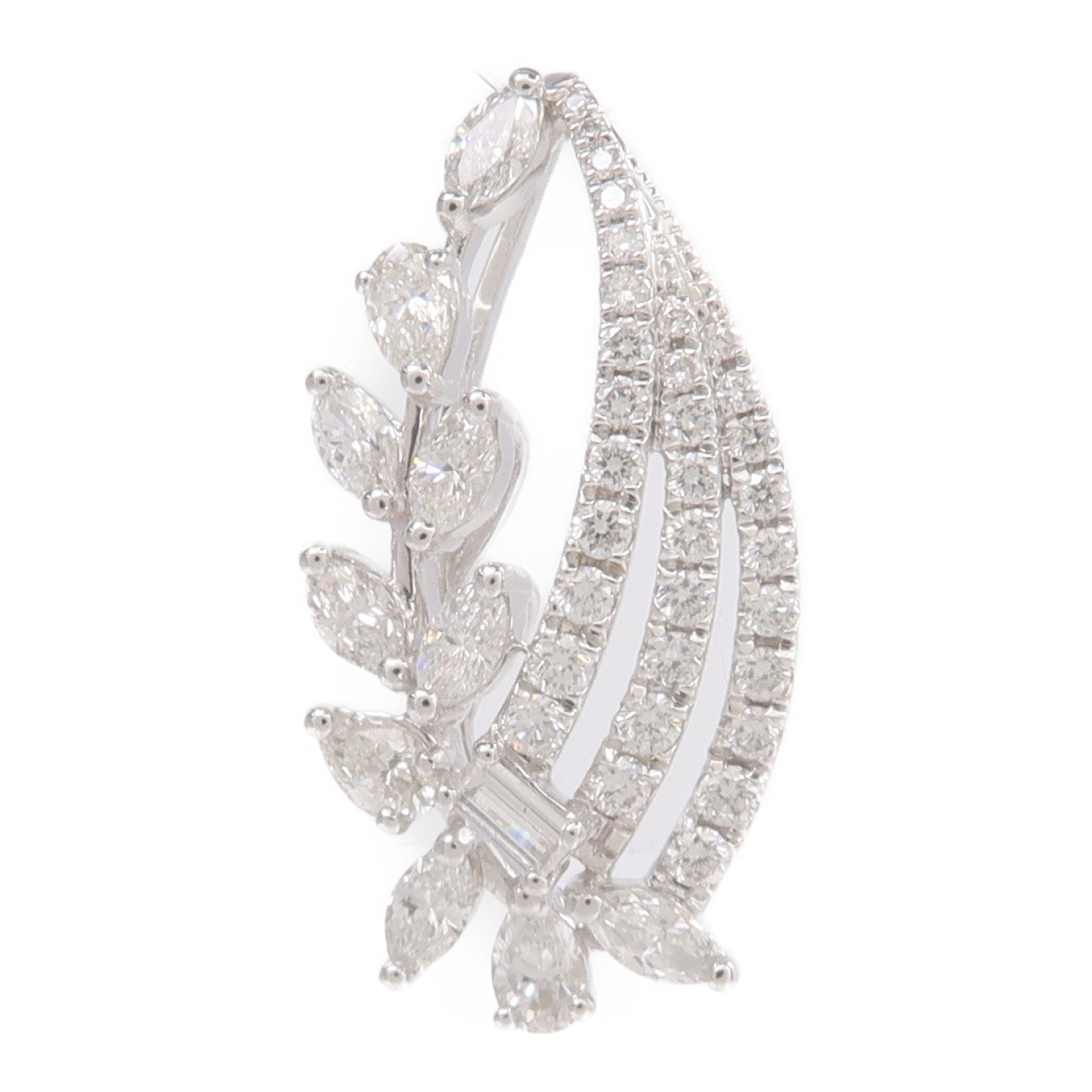 JEWELRY 18K白金Diamond Pendant Top鑽石吊墜