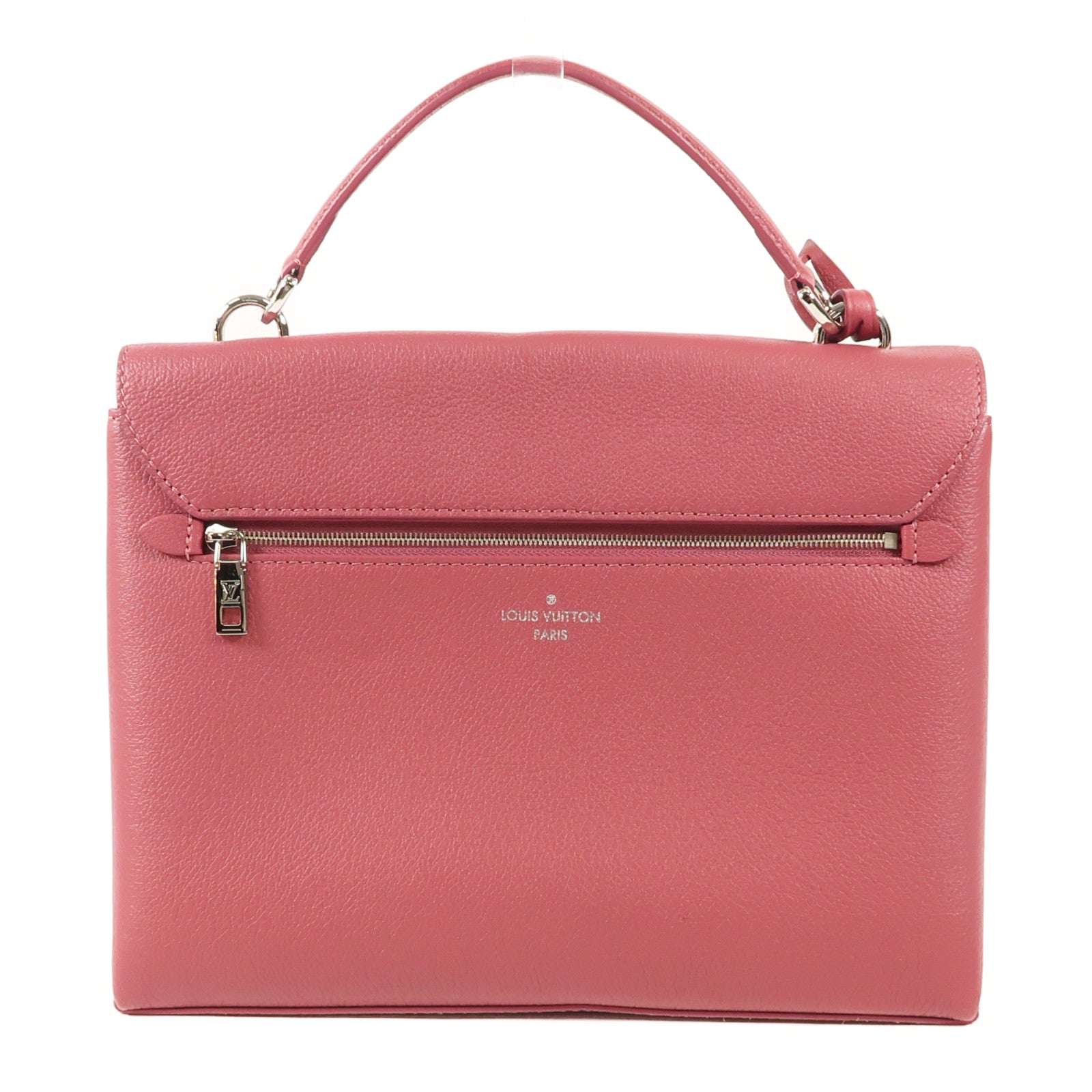 LOUIS VUITTON Vernis My LockMe銀扣手挽肩背兩用袋