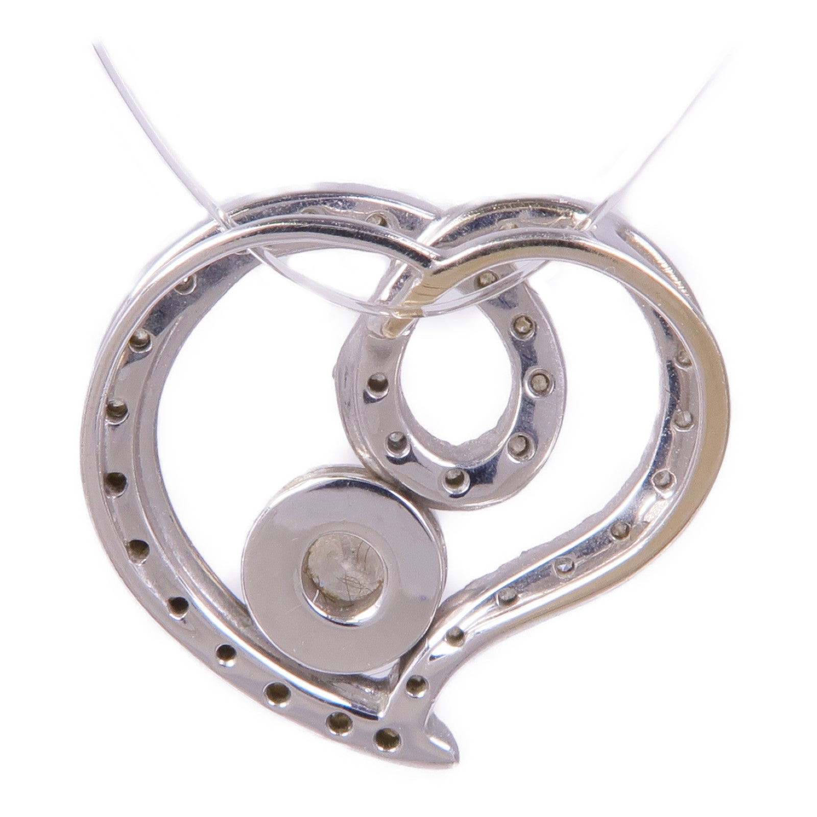 JEWELRY 18K白金Diamond Pendant Top鑽石吊墜