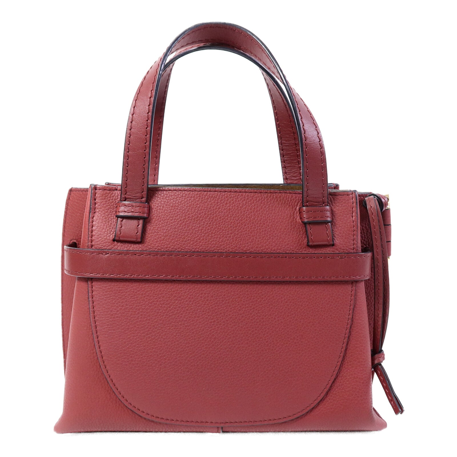 LOEWE 牛皮皮革Gate Tote Bag手挽肩背兩用袋