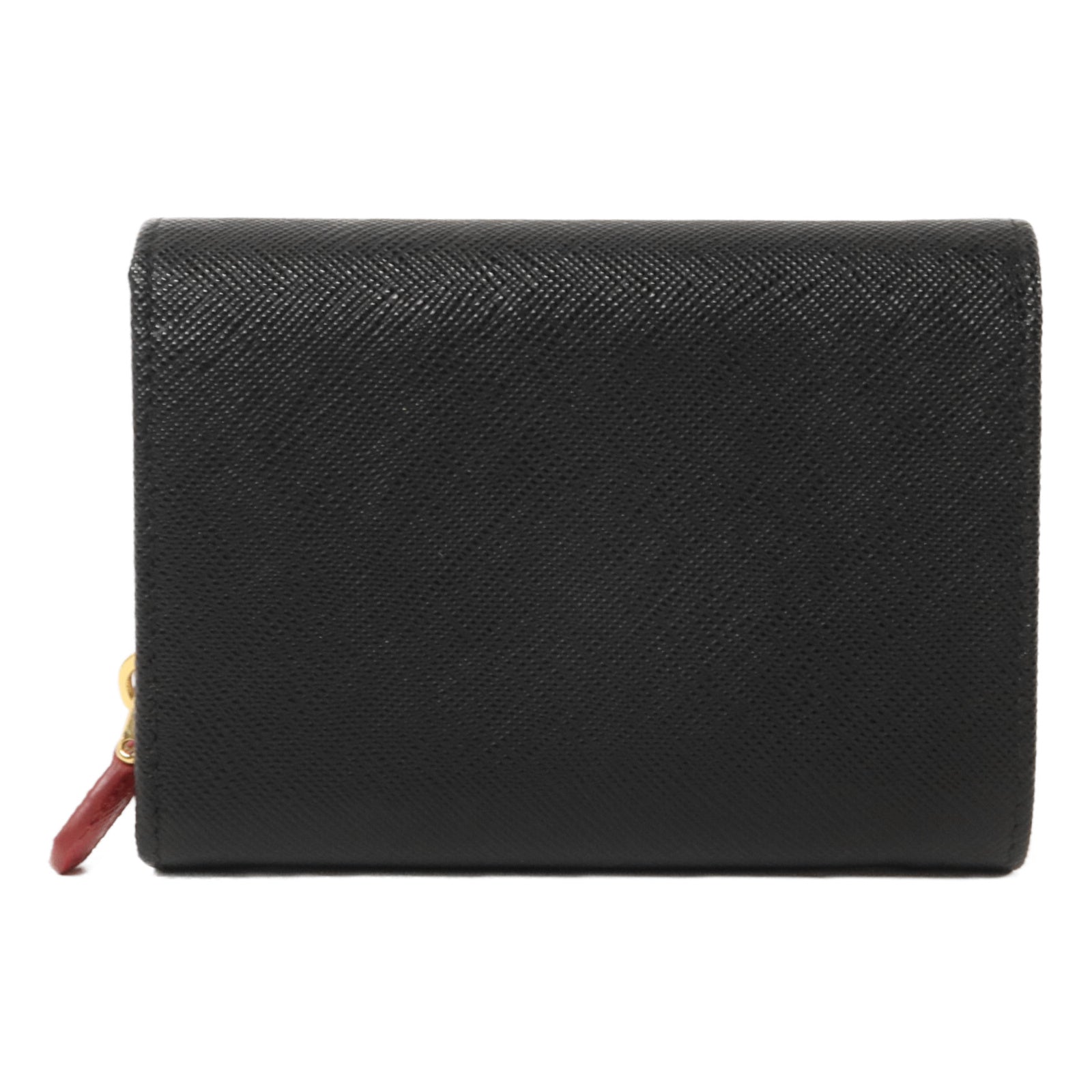 PRADA Saffiano皮革Fold Wallet錢包