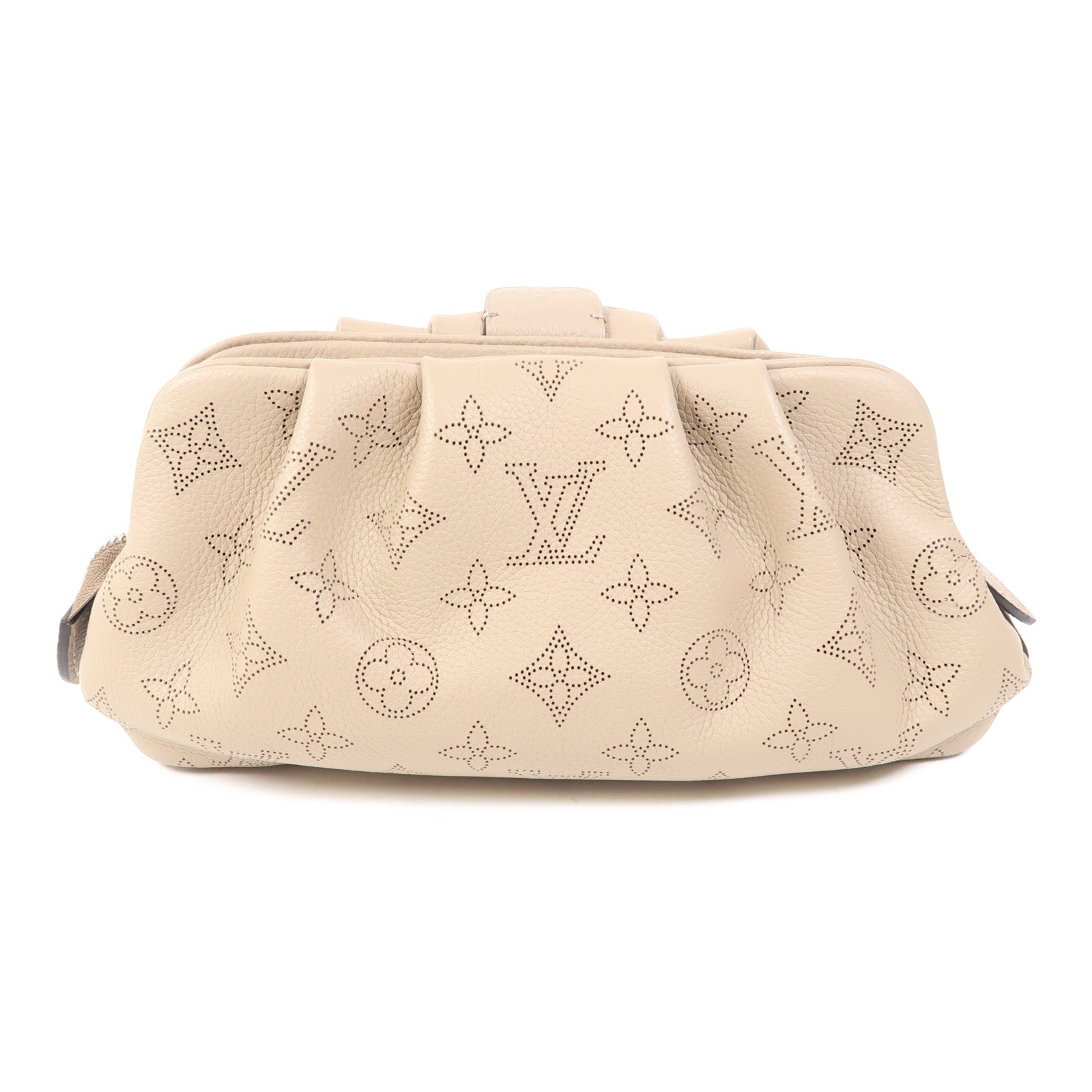 LOUIS VUITTON Monogram Mahina Scala Mini Pouch銀扣肩背袋