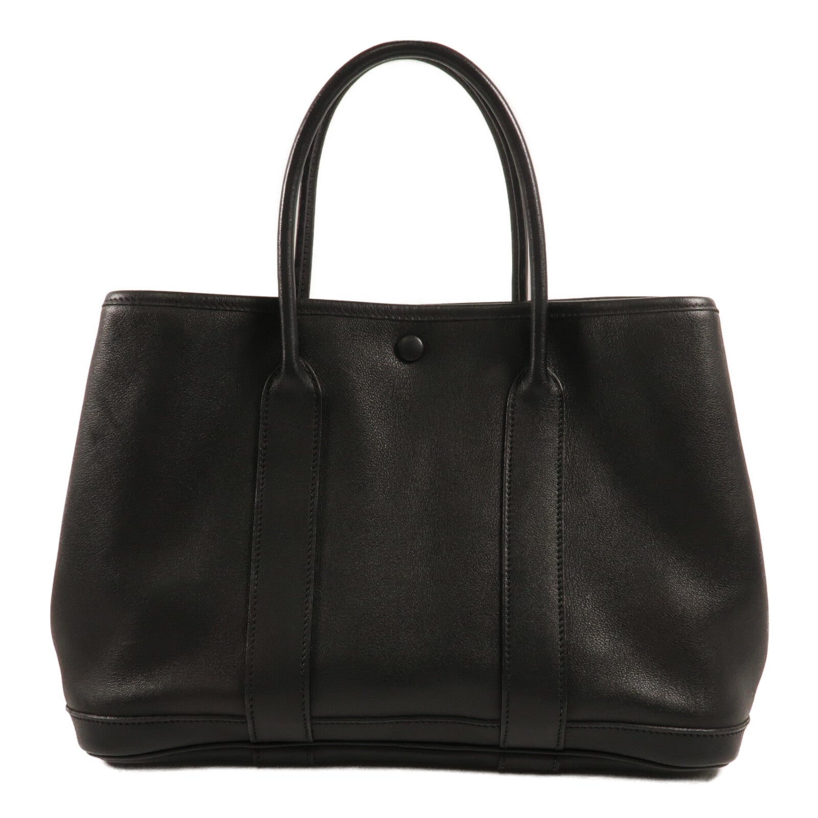 HERMES Swift皮革/絲質Garden Party TPM手挽袋