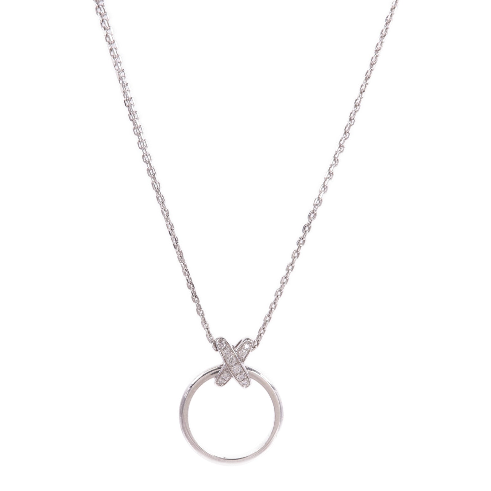 Chaumet 18K白金Diamond Necklace鑽石項鍊