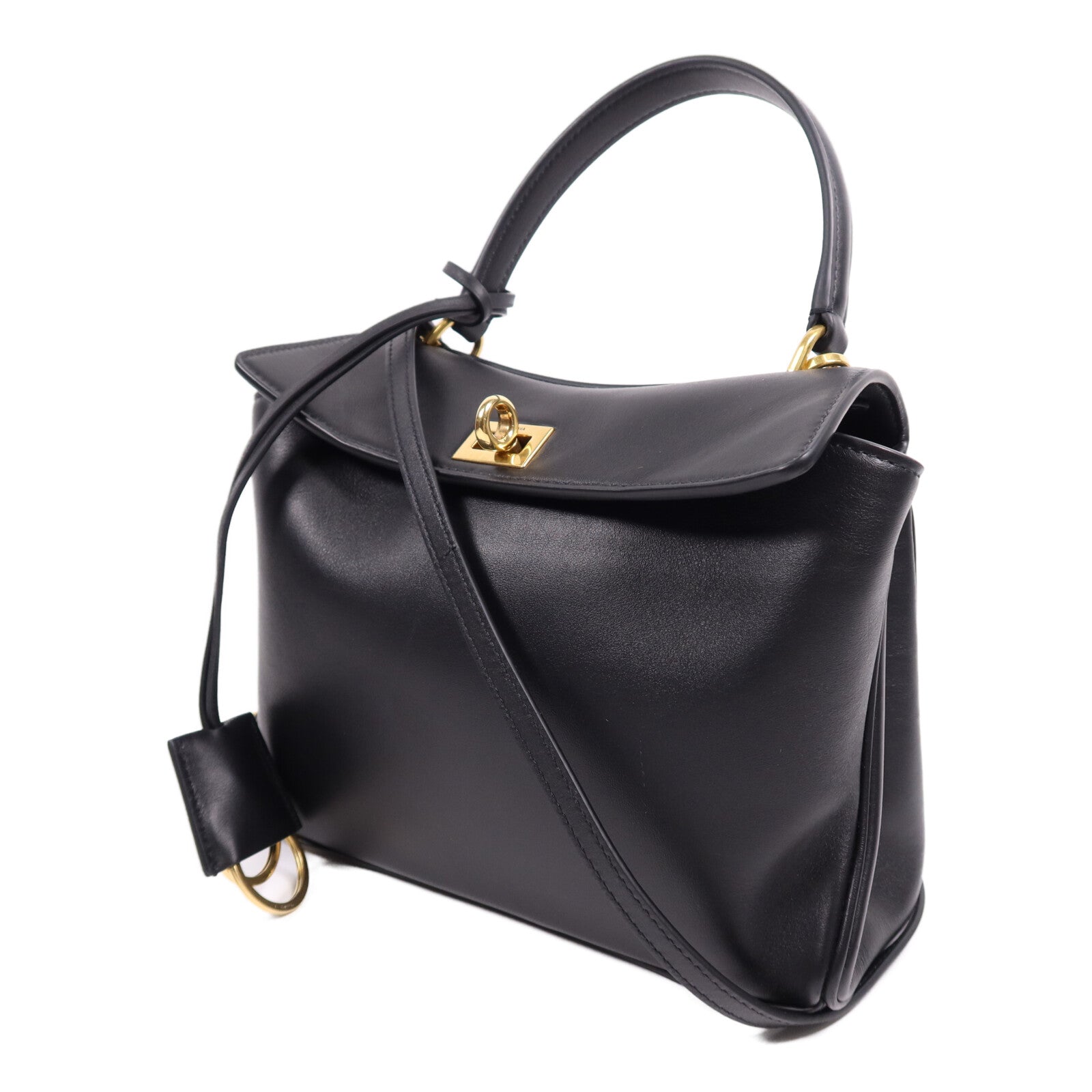 BALENCIAGA 牛皮皮革Rodeo Mini金扣手挽肩背兩用袋