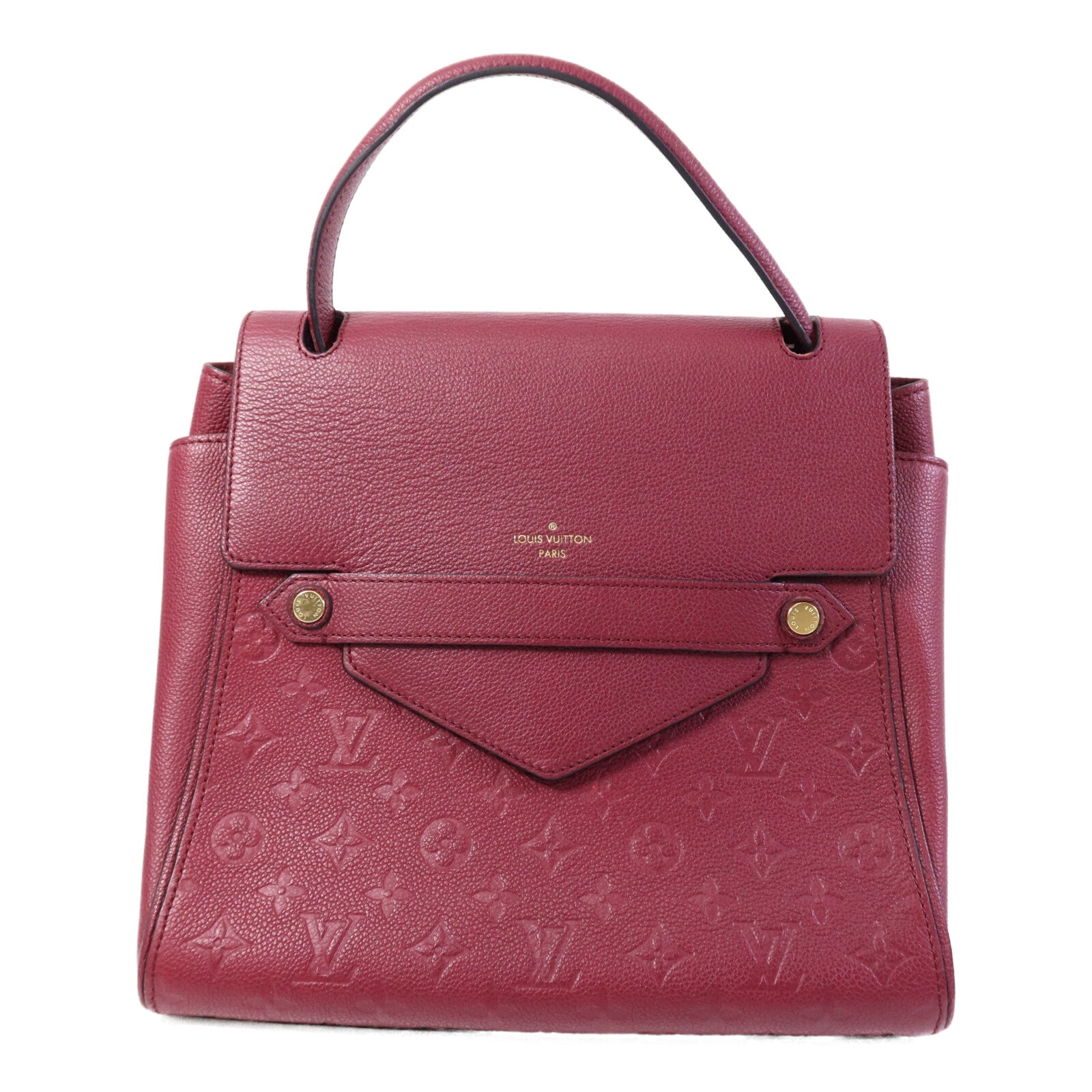 LOUIS VUITTON 【激減優惠】Monogram Empreinte Trocadero金扣手挽袋