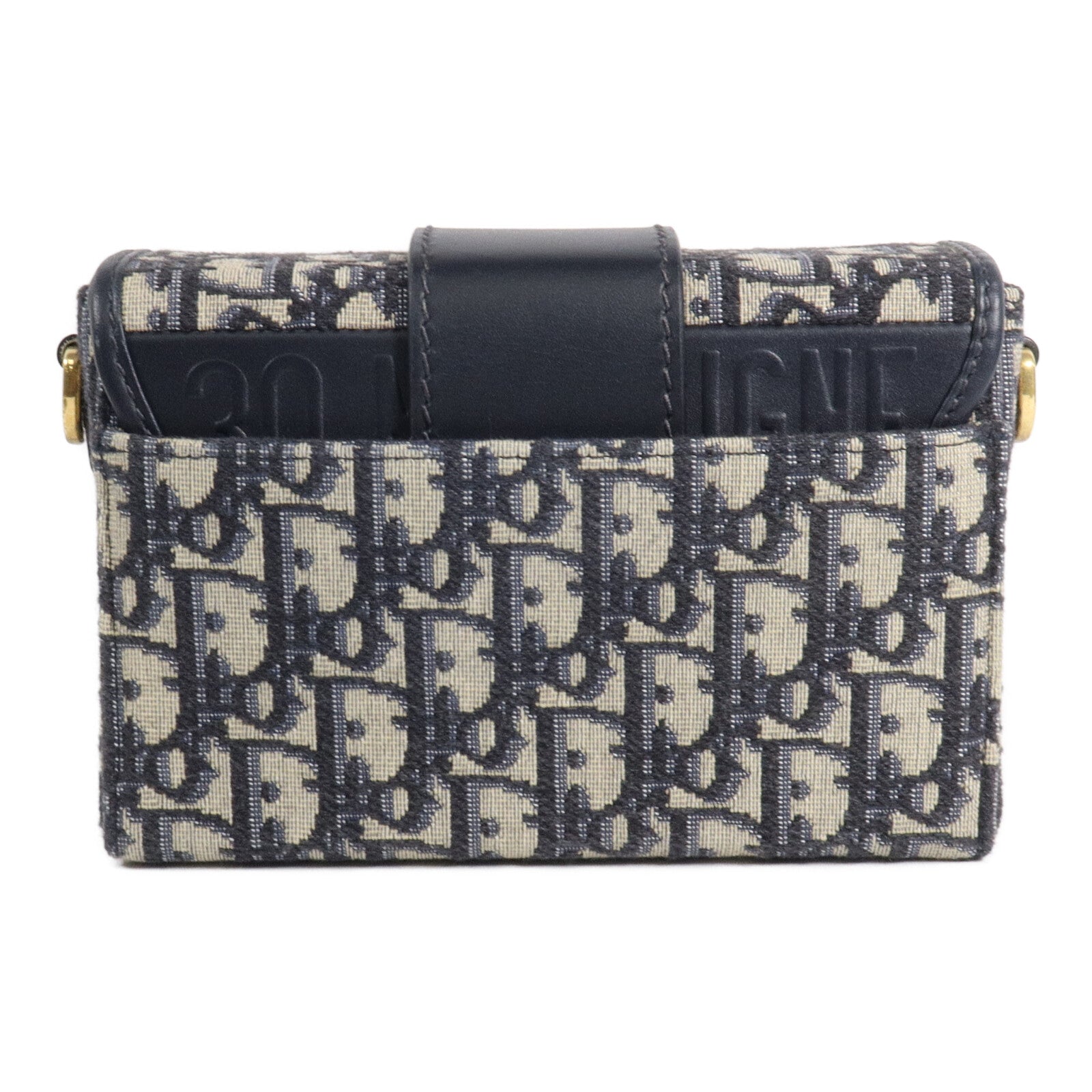 Dior 帆布30 Montaigne Box肩背袋