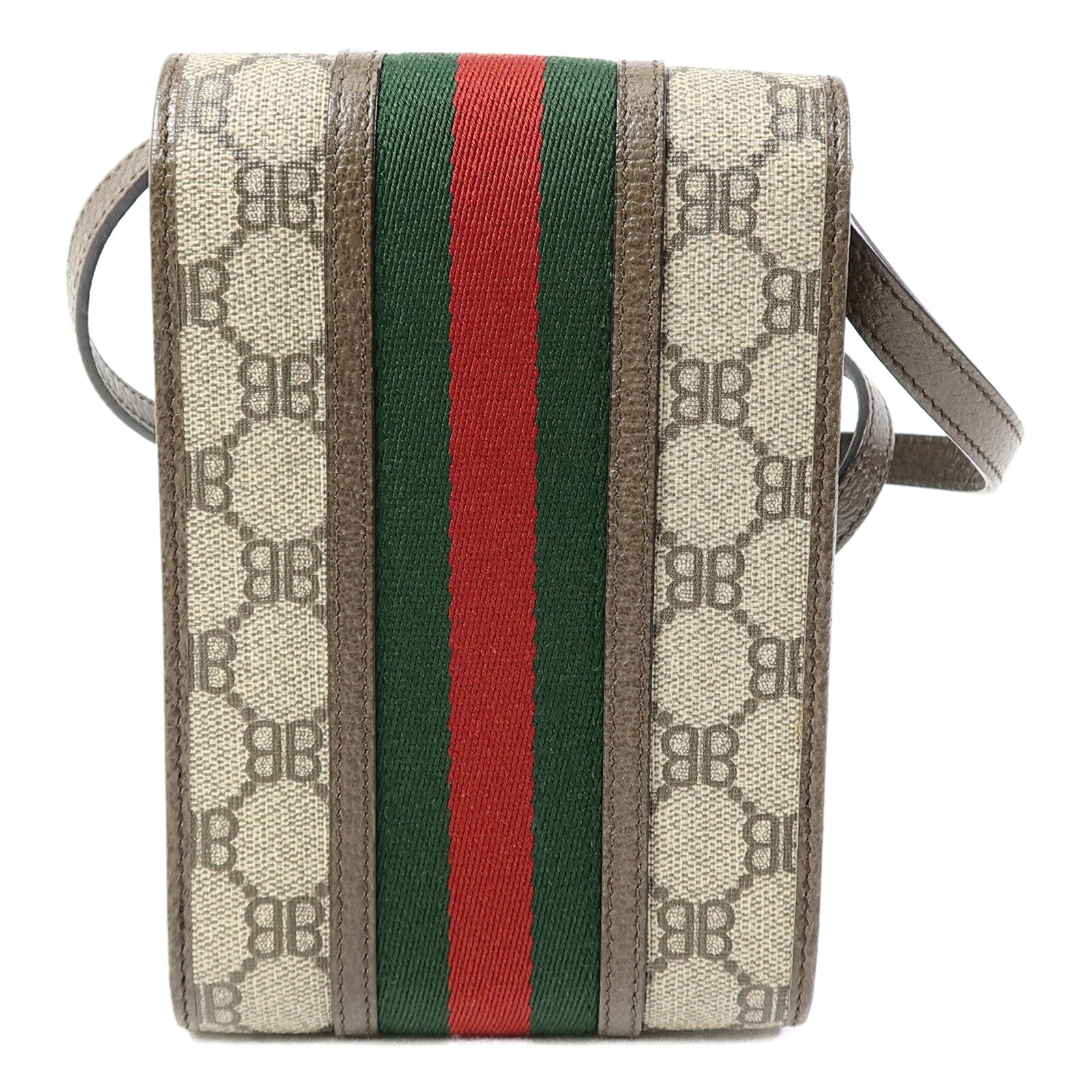 BALENCIAGA 塗層帆布GuccixBalenciaga Shoulder Bag肩背袋