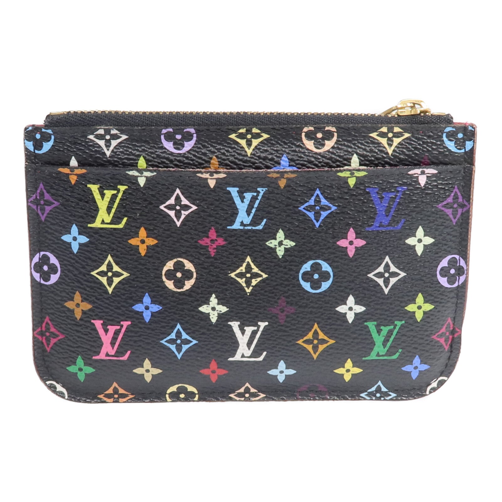 LOUIS VUITTON Monogram Multicolore Card Case金扣卡片套