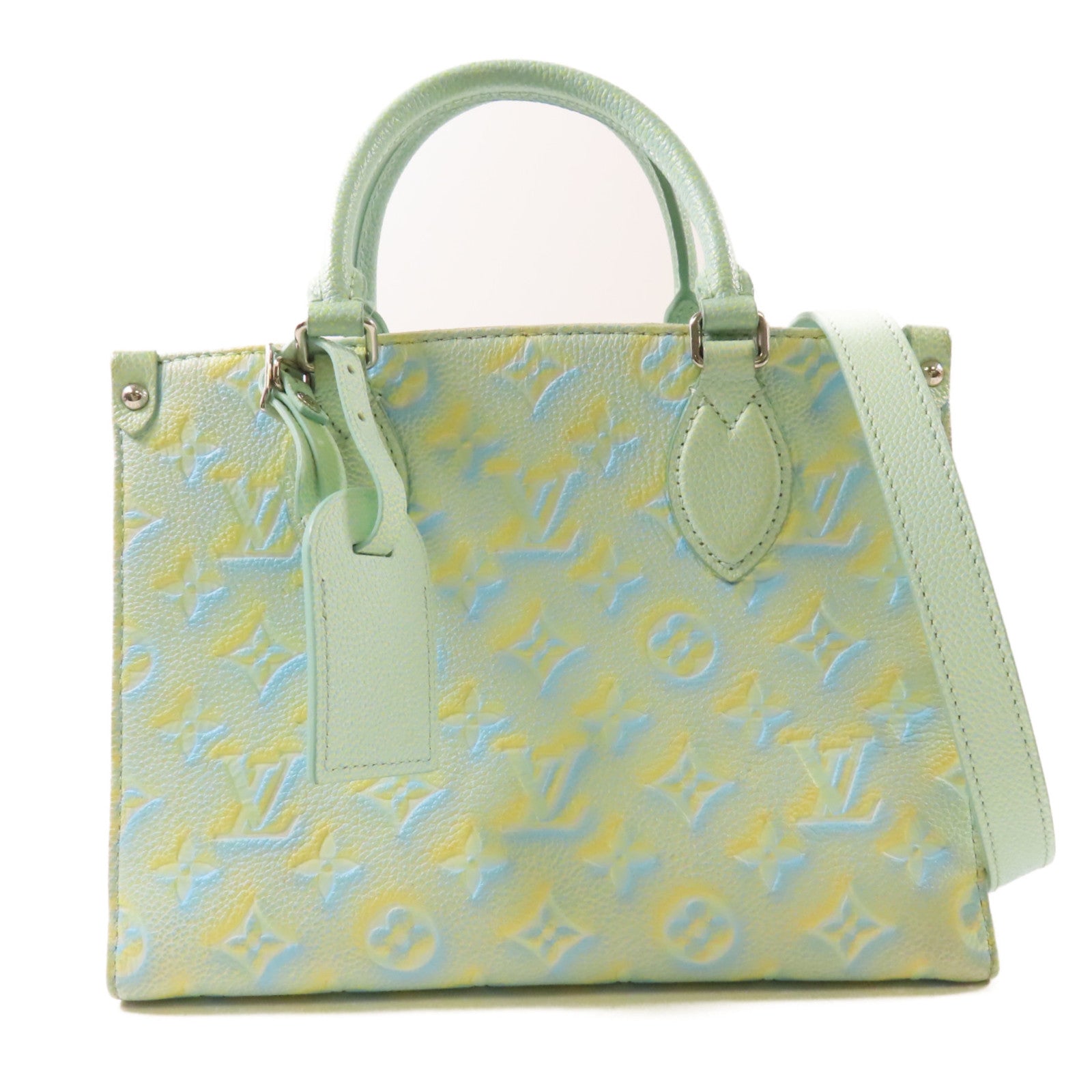 LOUIS VUITTON 【激減優惠】Monogram Empreinte OnTheGo銀扣手挽肩背兩用袋