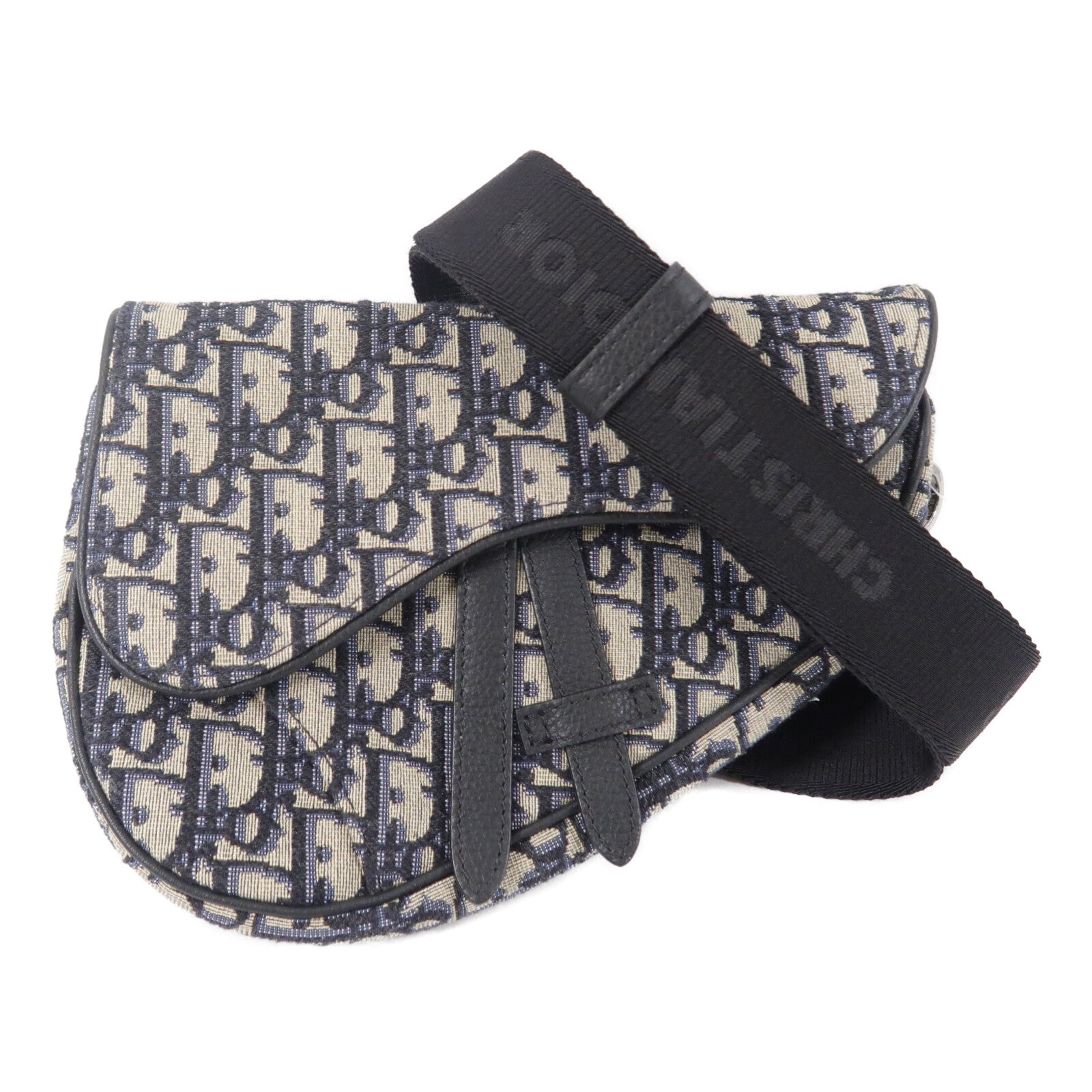 Dior Oblique帆布Mini Saddle肩背袋