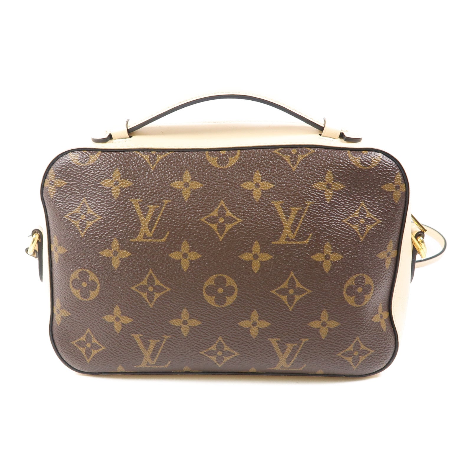 LOUIS VUITTON 【激減優惠】Monogram Saintonge金扣手挽肩背兩用袋
