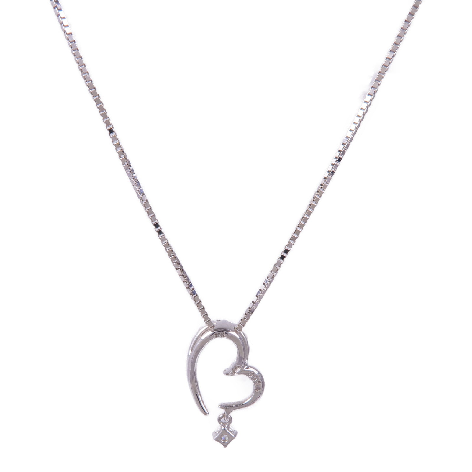 JEWELRY Diamond Necklace 18K White Gold