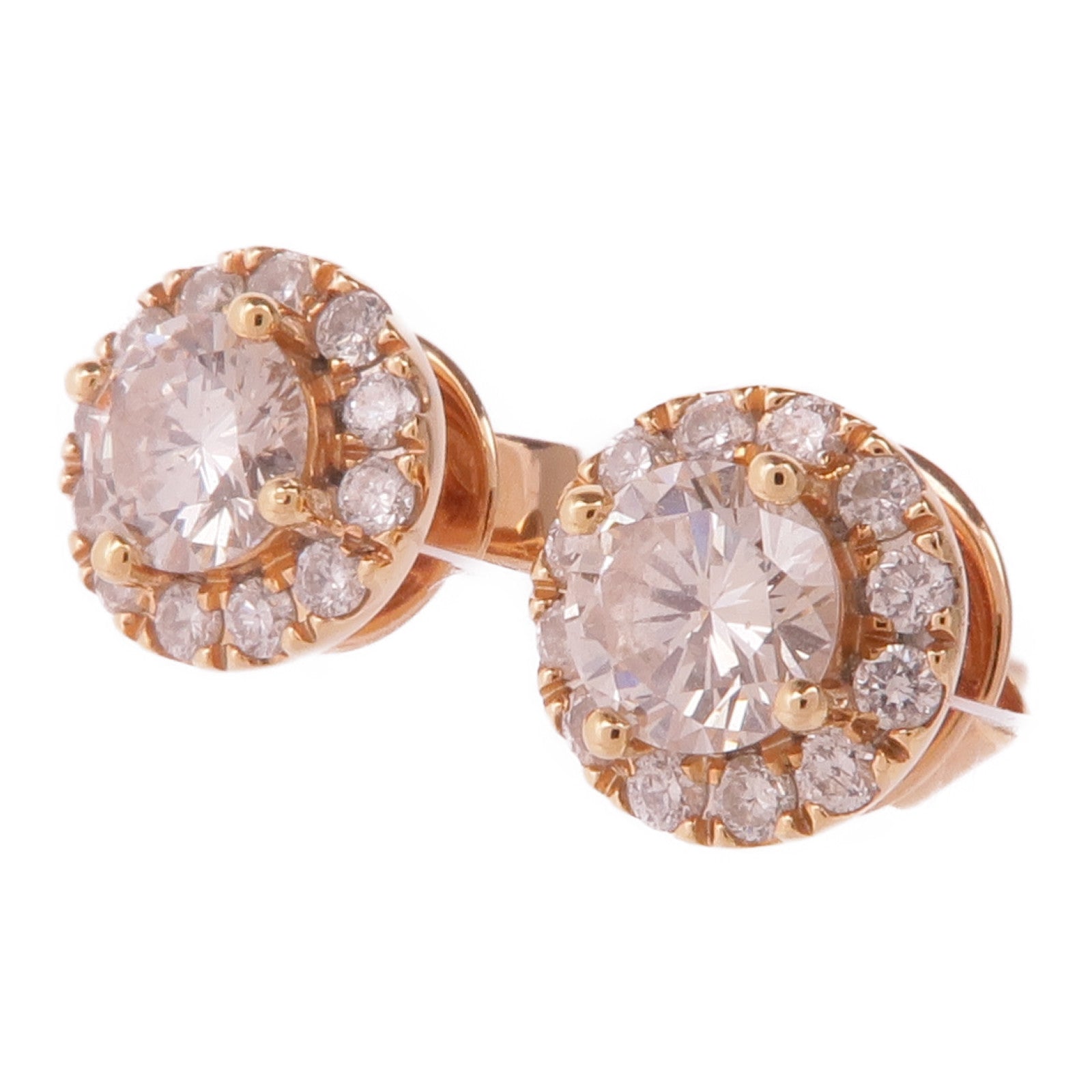 JEWELRY 18K玫瑰金Diamond Earrings鑽石耳環