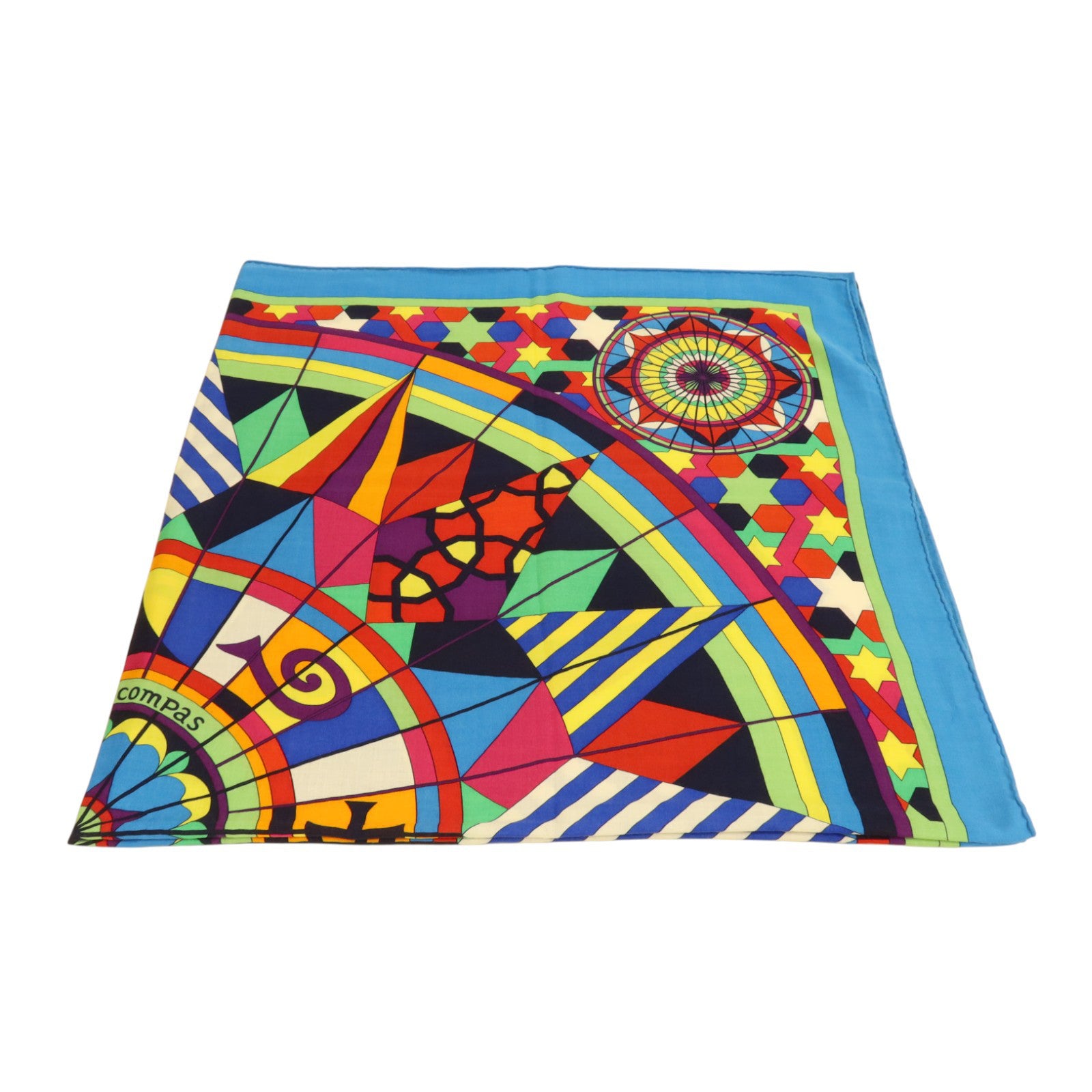 HERMES 羊絨/絲質Scarf 140x140cm絲巾