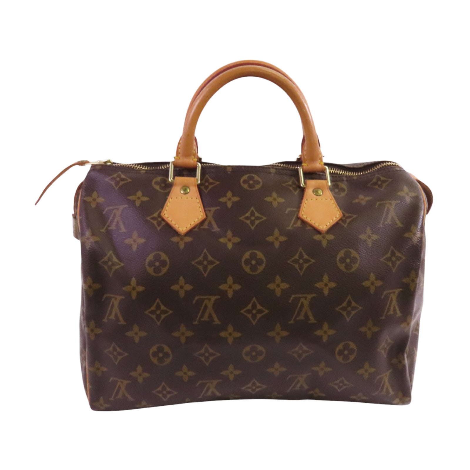 LOUIS VUITTON Monogram Speedy 30金扣手挽袋