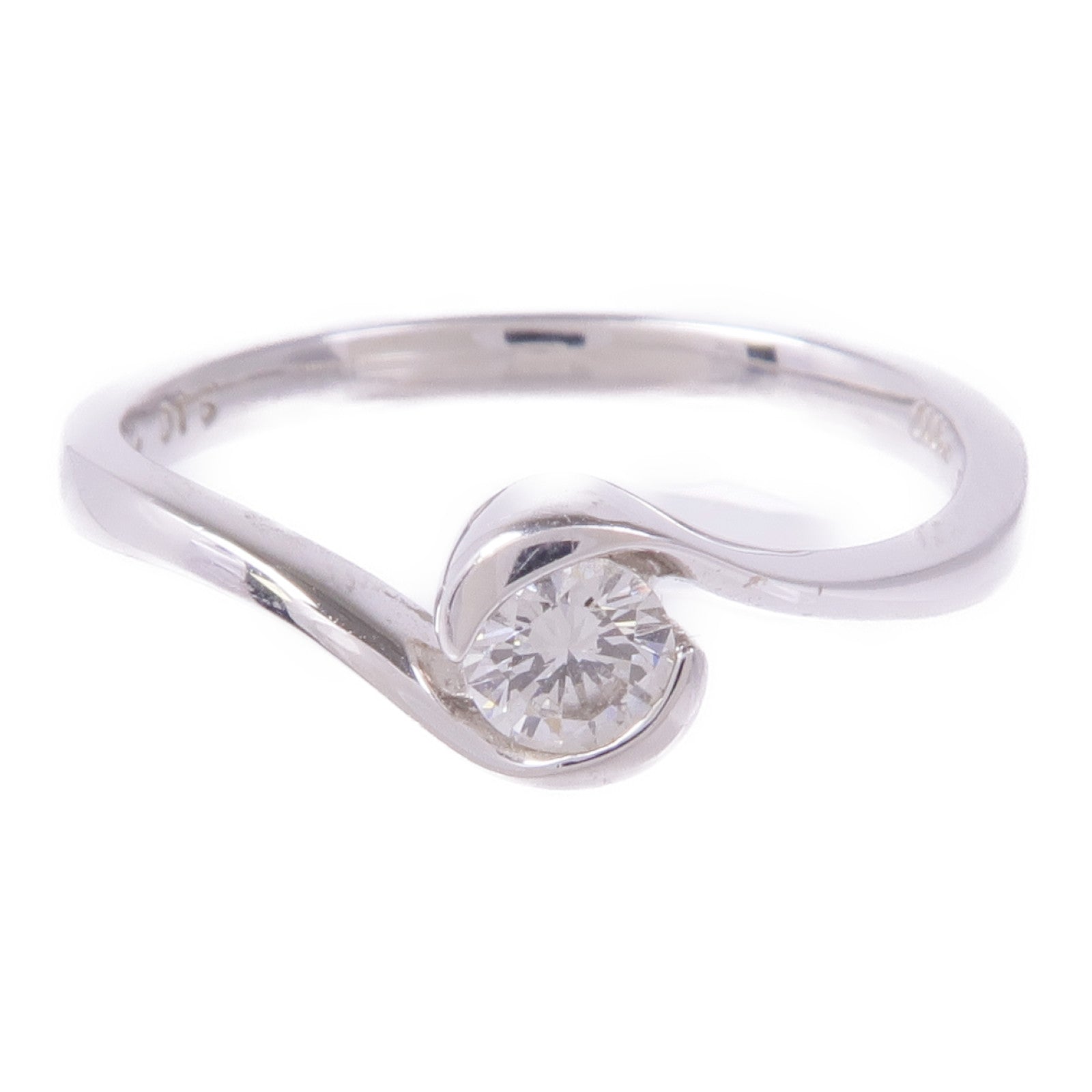 JEWELRY 【激減優惠】PT900鉑金Diamond Ring鑽石戒指US#5.75