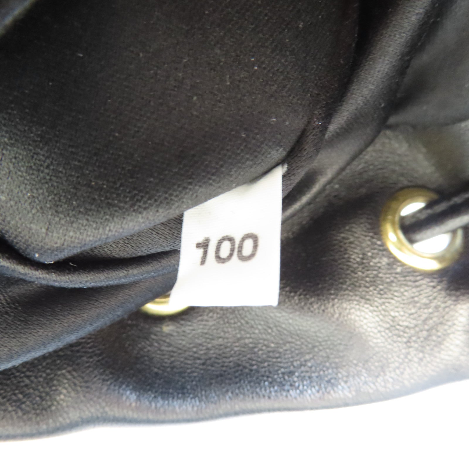 Miu Miu 羊皮皮革Shoulder Bag金扣手挽肩背兩用袋黑色