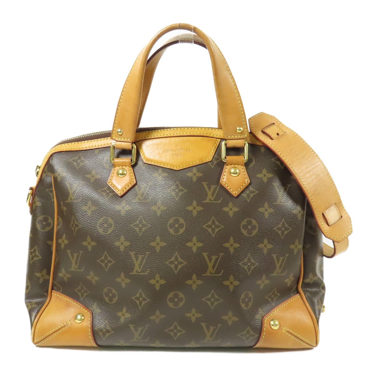 LOUIS VUITTON Monogram Retiro PM金扣手挽肩背兩用袋