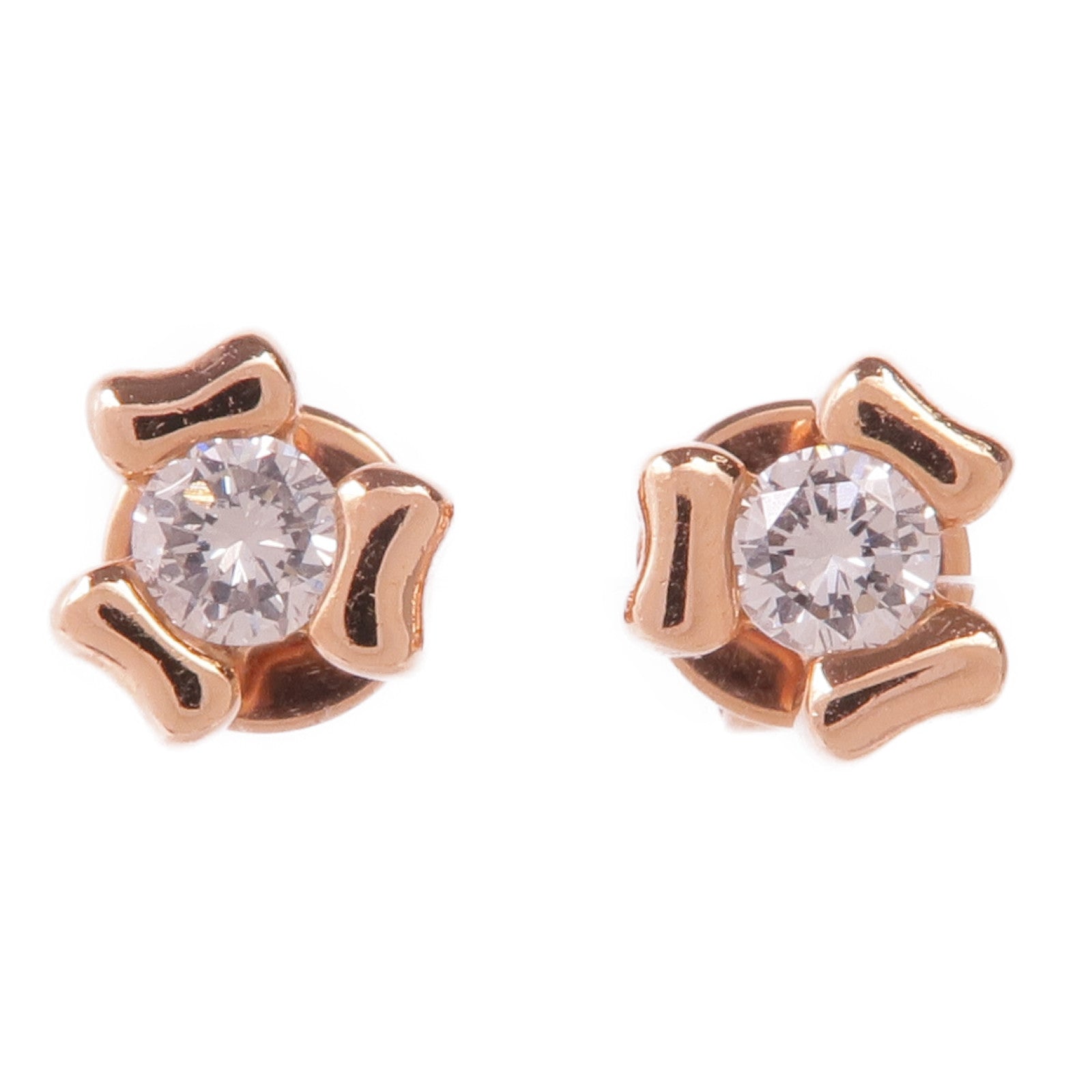 JEWELRY 【激減優惠】18K玫瑰金Diamond Earrings鑽石耳環