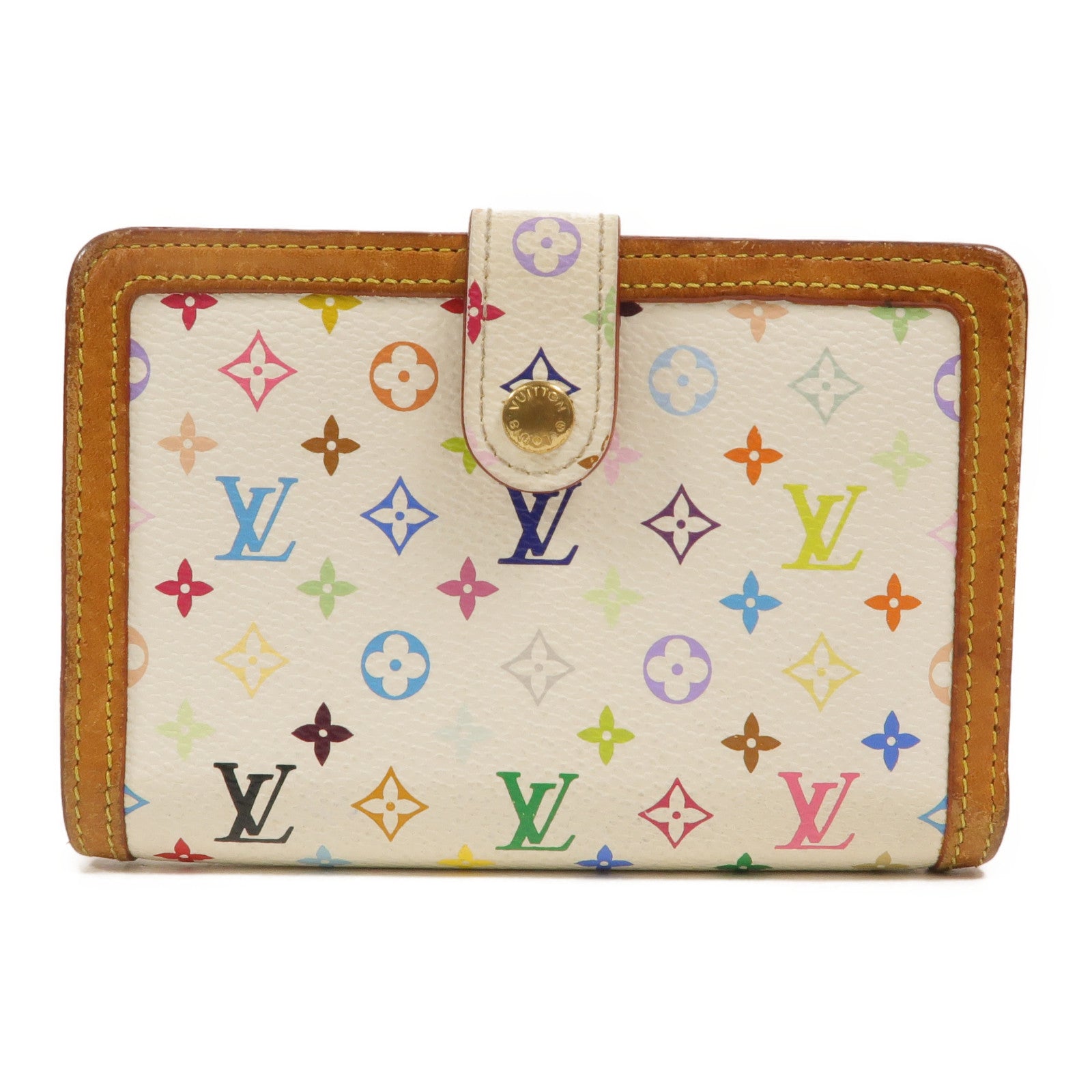 LOUIS VUITTON Monogram Multicolore Takashi Murakami Portefeuille Viennois錢包