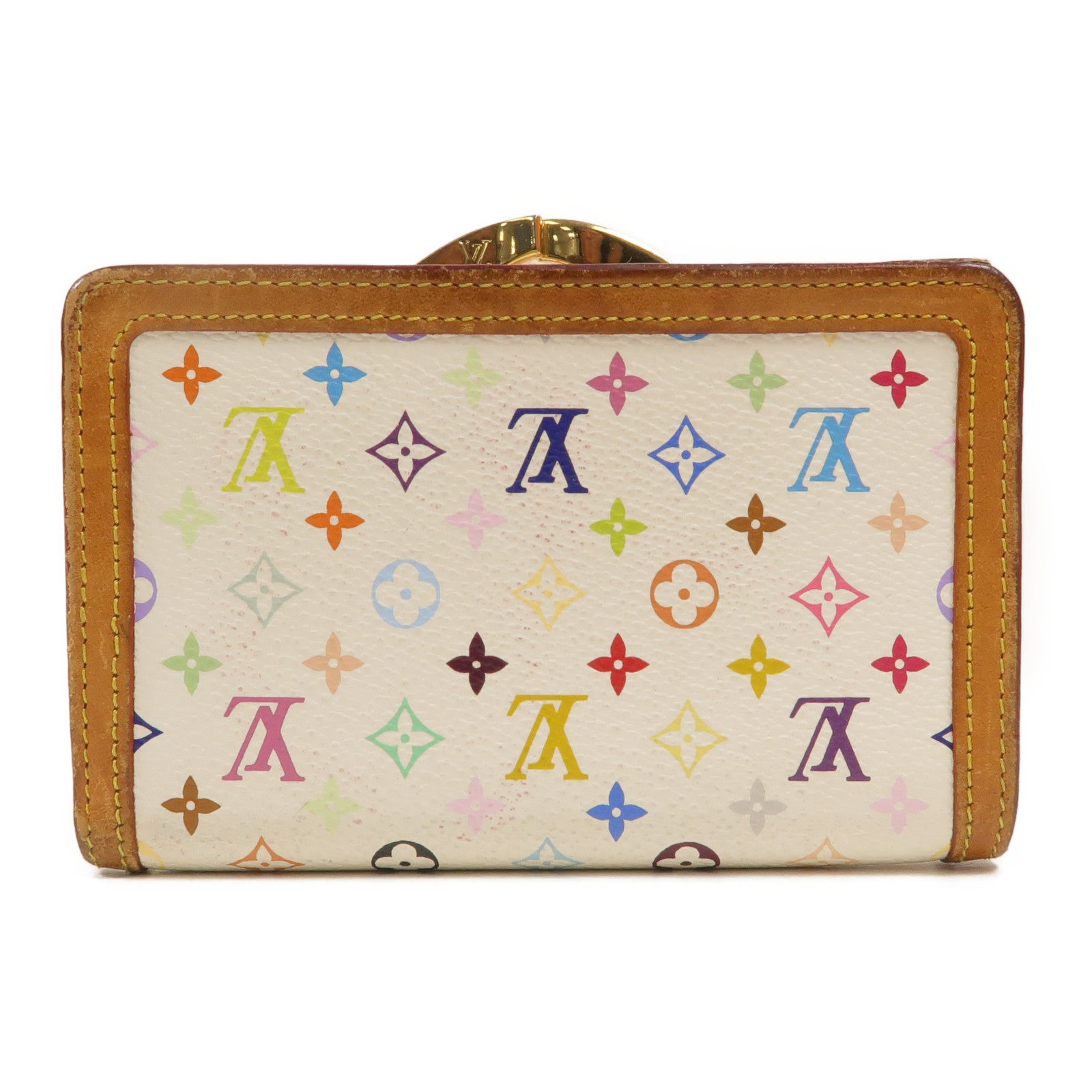LOUIS VUITTON Monogram Multicolore Takashi Murakami Portefeuille Viennois錢包