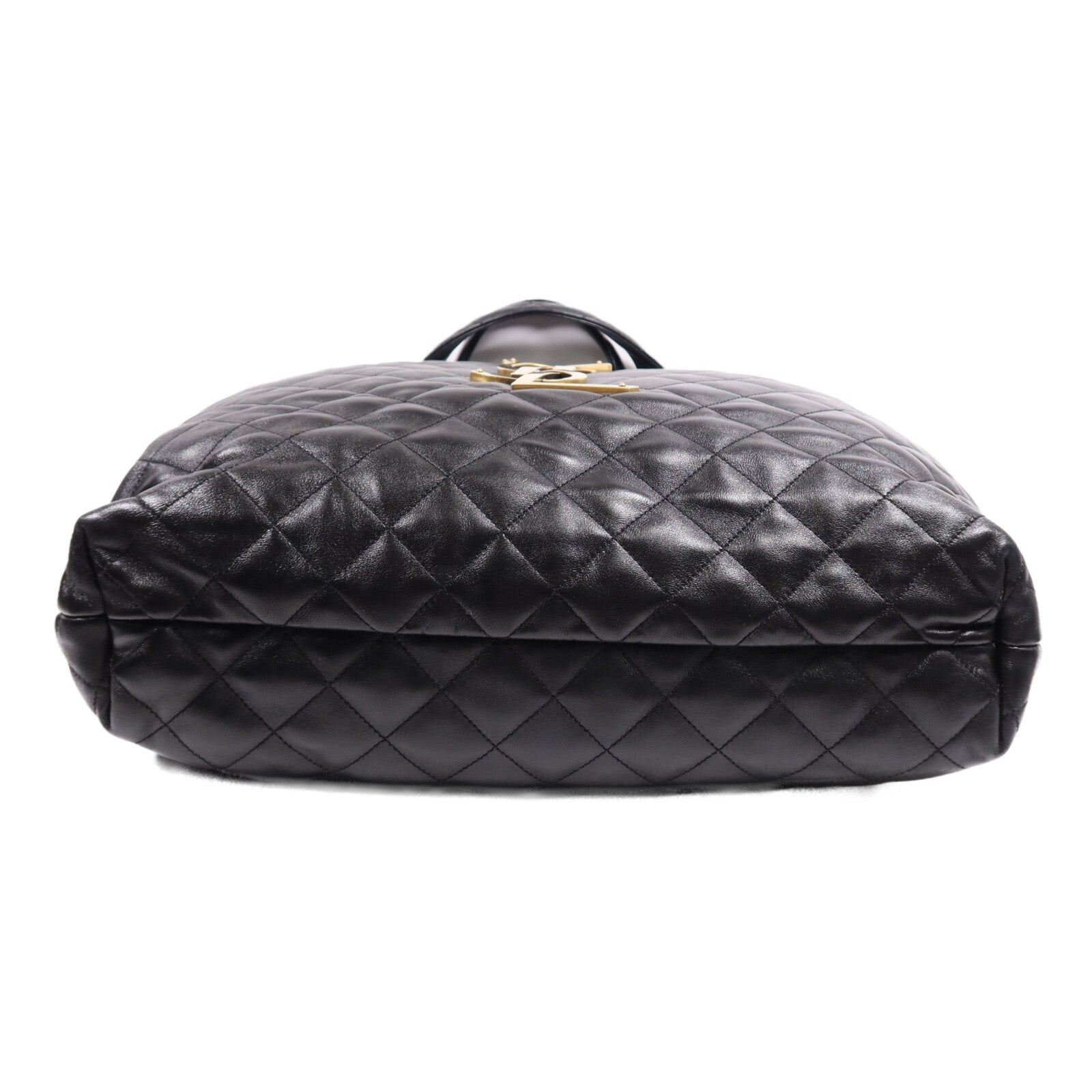 SAINT LAURENT 羊皮皮革Icare Maxi金扣手挽袋