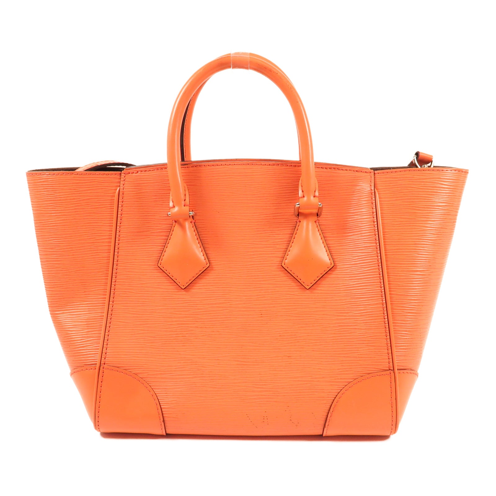 LOUIS VUITTON Epi Marly MM銀扣手挽肩背兩用袋