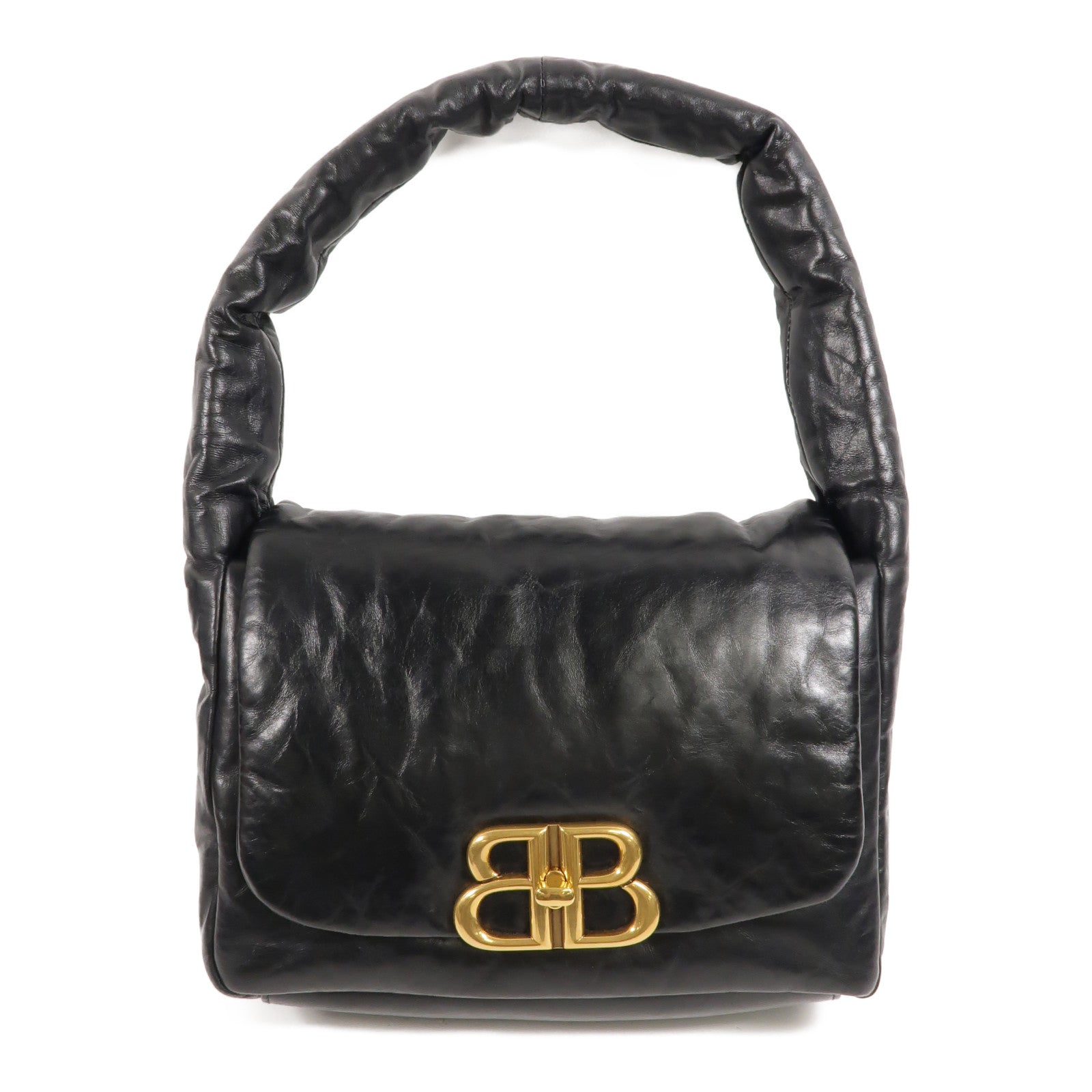 BALENCIAGA 牛皮皮革Monaco Small Puffy肩背袋