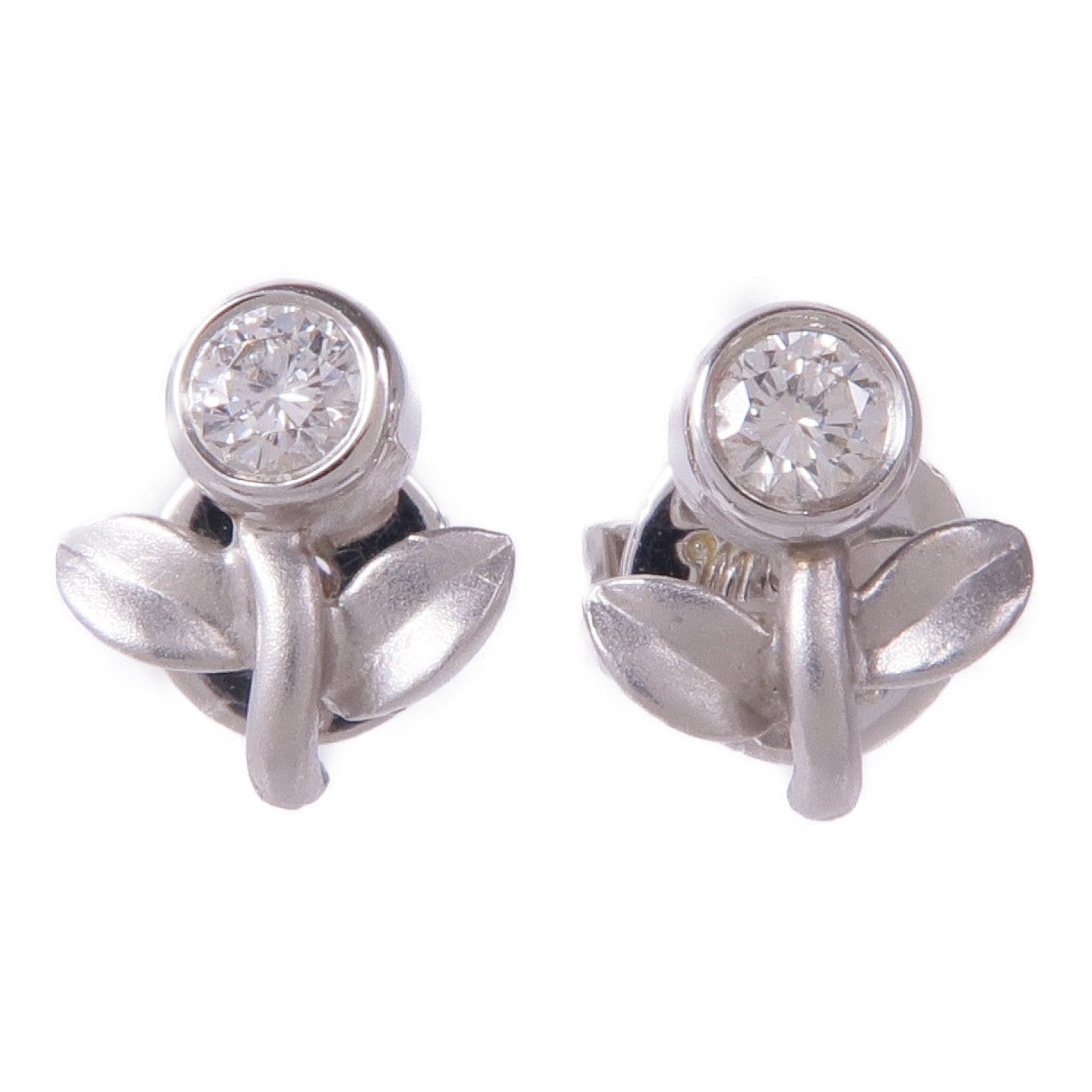 JEWELRY Diamond Earrings 18K White Gold