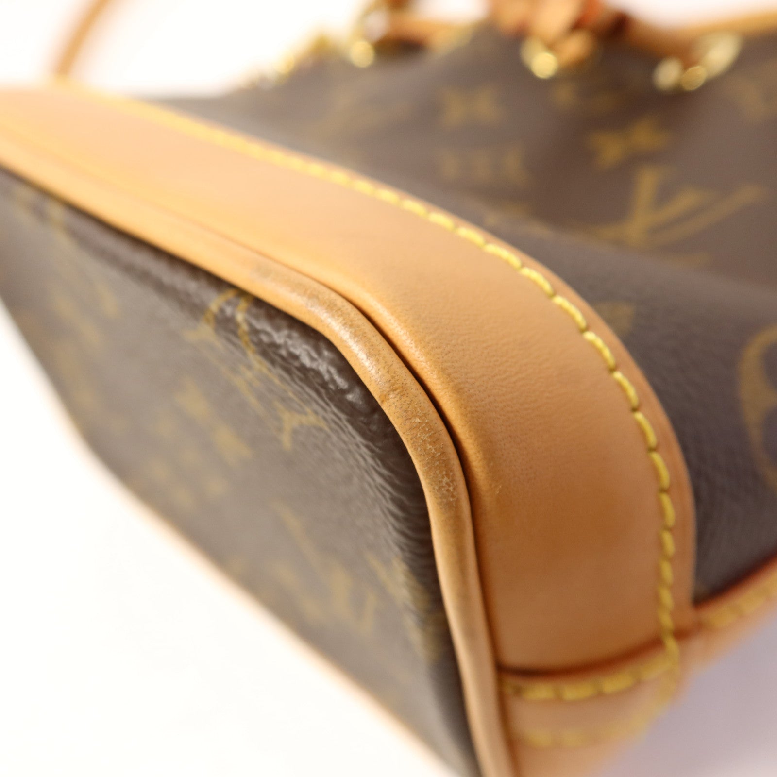 LOUIS VUITTON Monogram Nano Noe金扣手挽肩背兩用袋