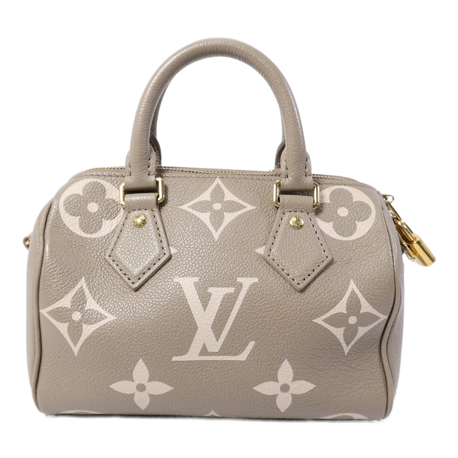 LOUIS VUITTON Monogram Empreinte Speedy Bandouliere 20扣手挽肩背兩用袋