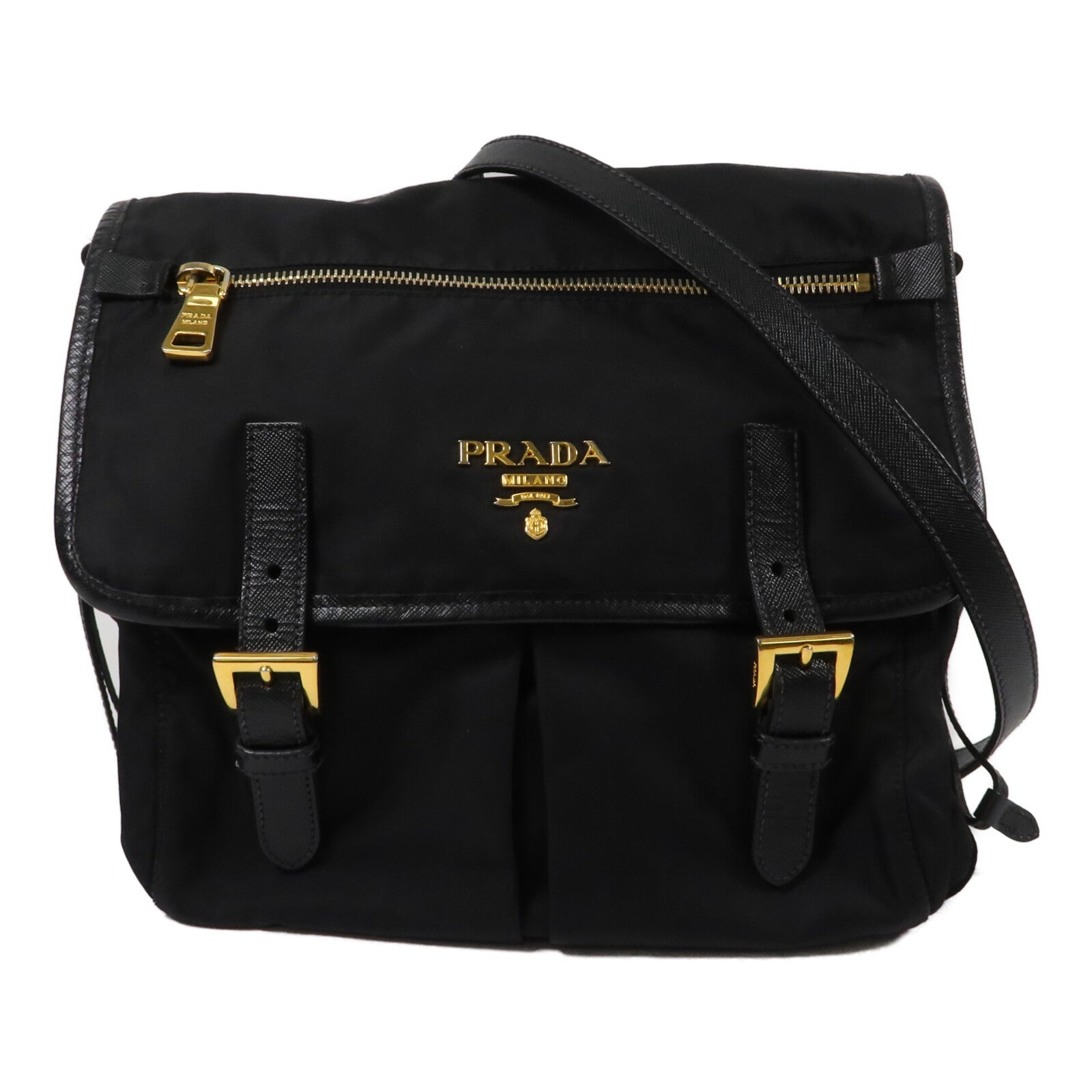 PRADA 尼龍Messenger Bag肩背袋