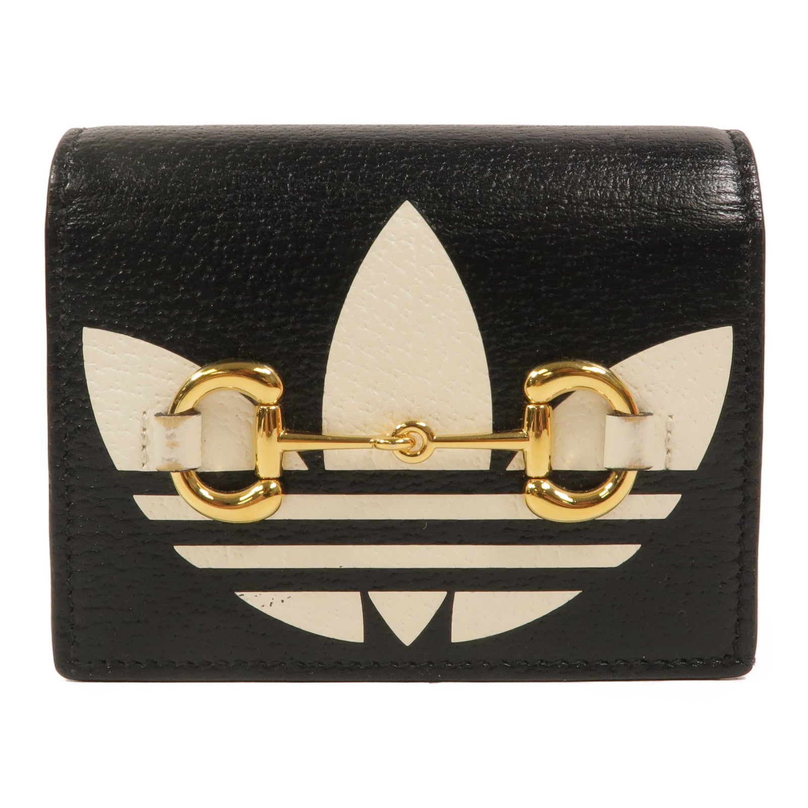 GUCCI 牛皮皮革GucciXAdidas Horsebit Card Case Wallet錢包